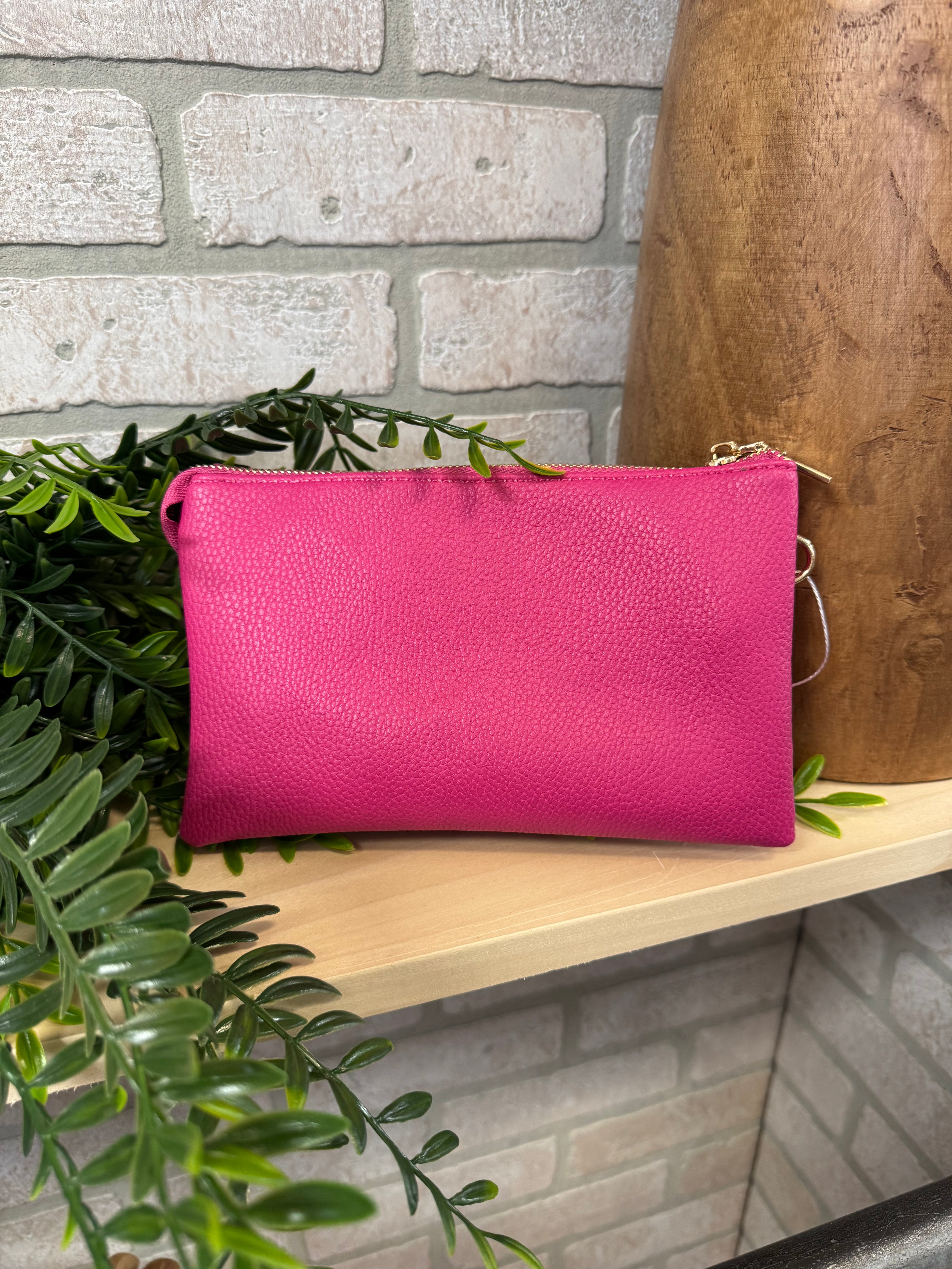 Riley 3 Compartment Crossbody/Wristlet-Crossbody Purses-Jen and Co-The Silo Boutique, Women's Fashion Boutique Located in Warren and Grand Forks North Dakota