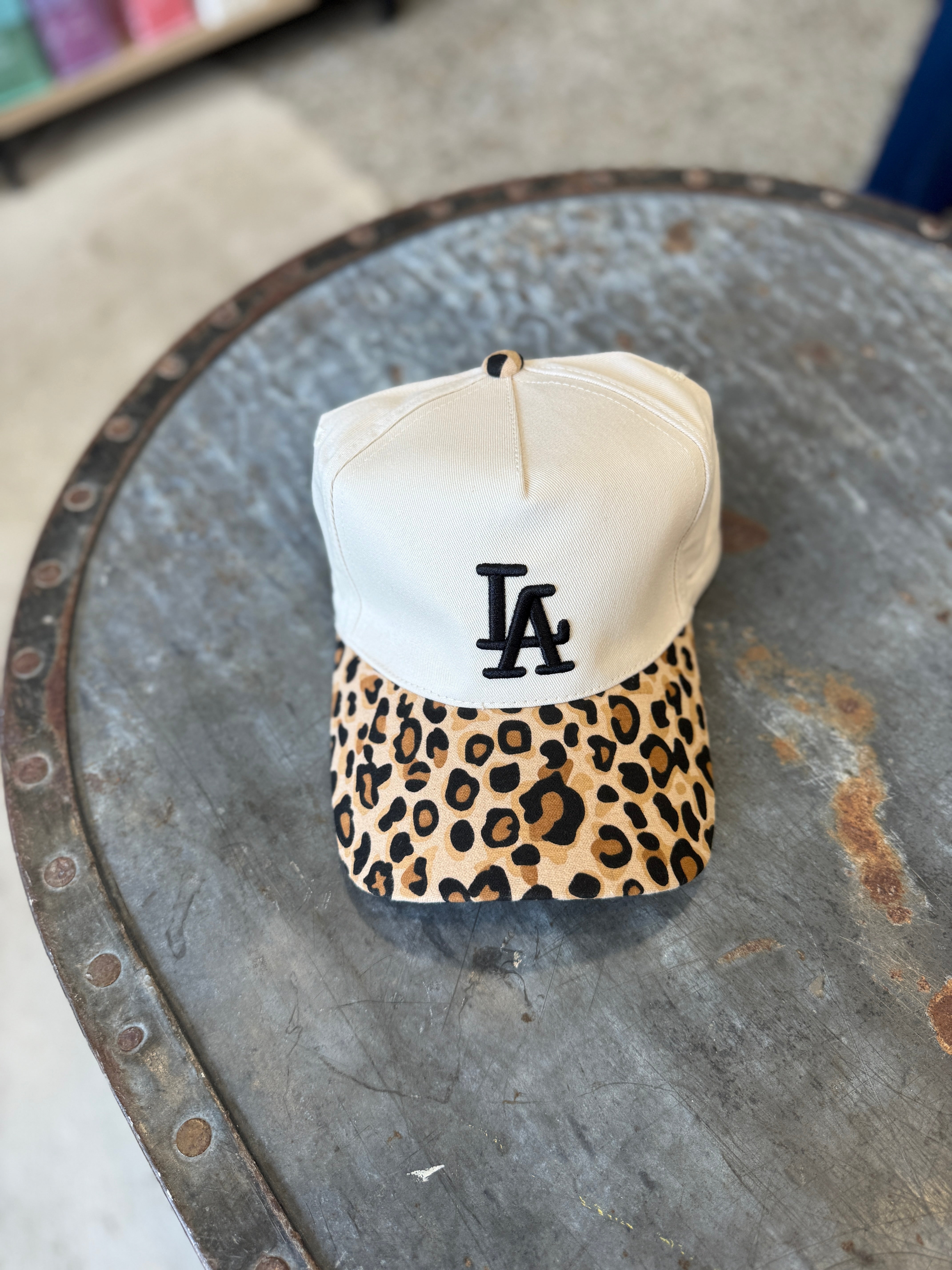 LA Baseball Hat-Hats-Zenana-The Silo Boutique, Women's Fashion Boutique Located in Warren and Grand Forks North Dakota