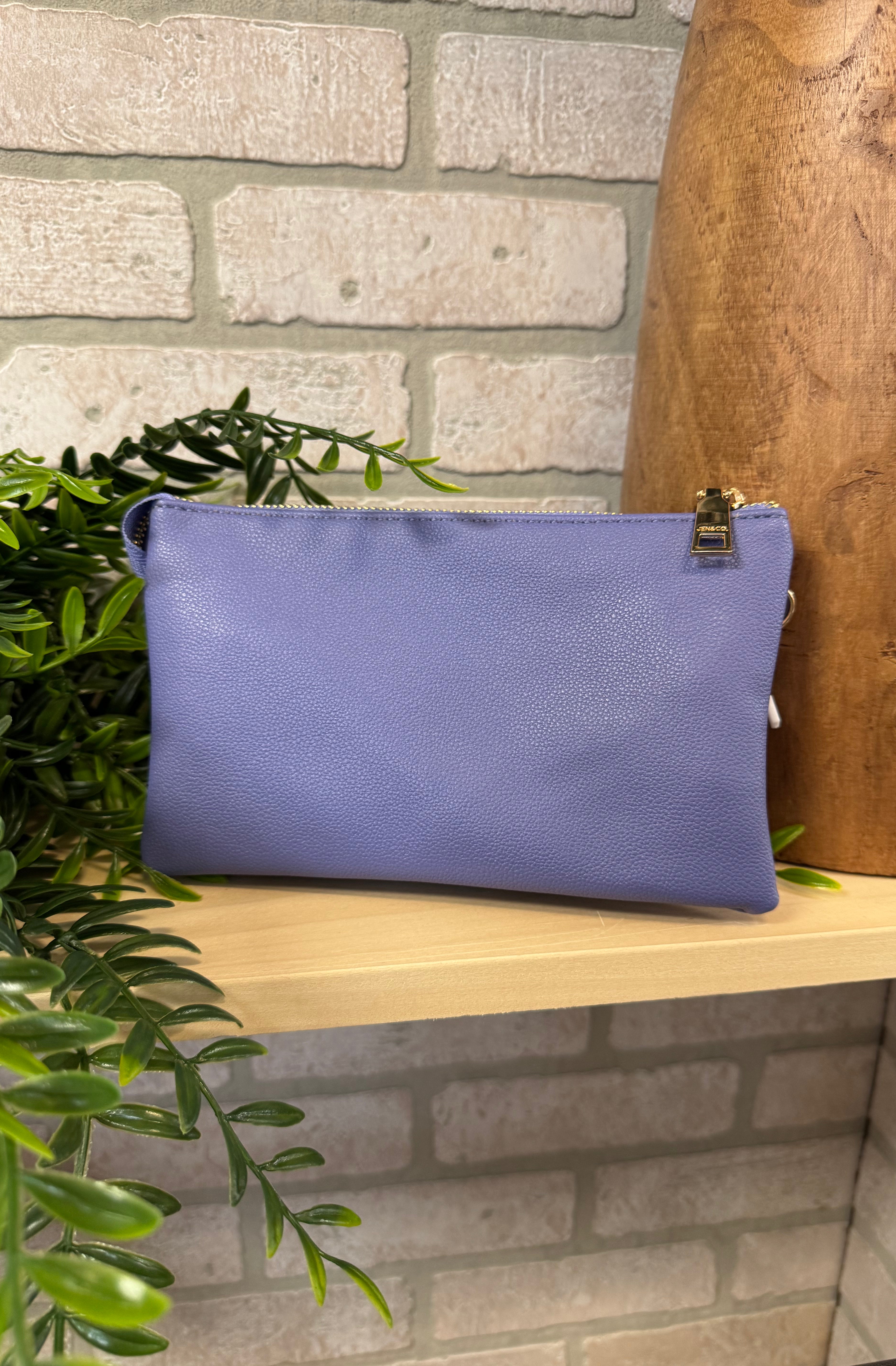 Riley 3 Compartment Crossbody/Wristlet-Crossbody Purses-Jen and Co-The Silo Boutique, Women's Fashion Boutique Located in Warren and Grand Forks North Dakota