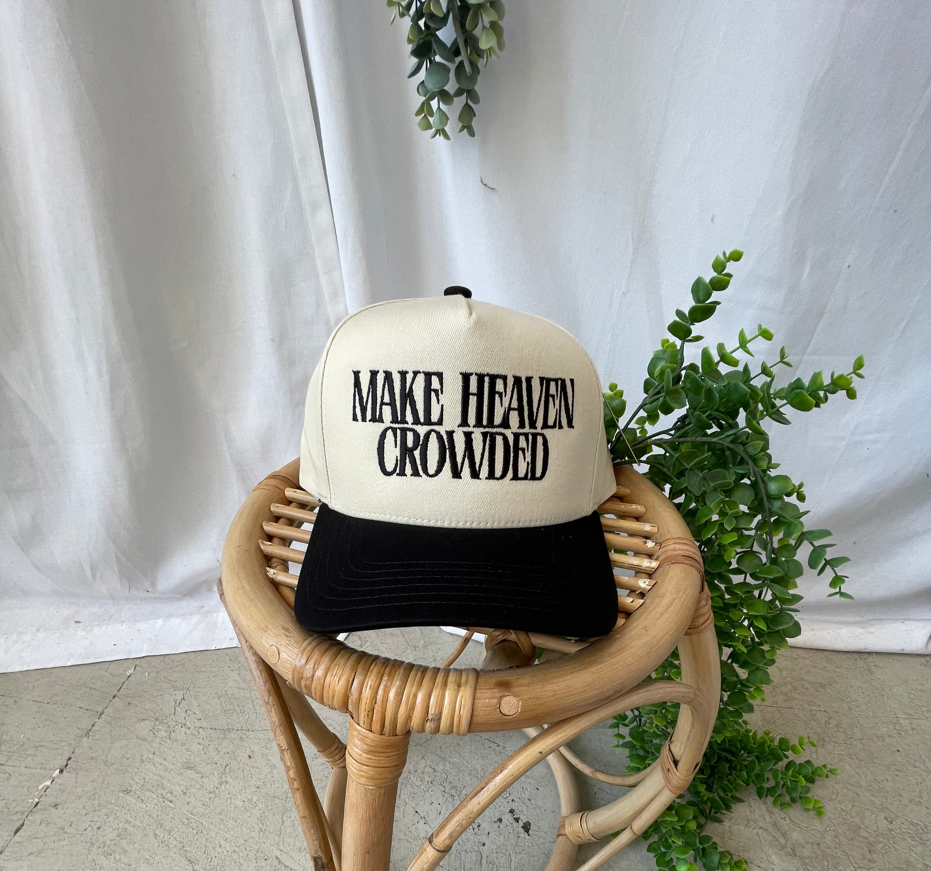 Make Heaven Crowded Cap-Black-Hats-faire-The Silo Boutique, Women's Fashion Boutique Located in Warren and Grand Forks North Dakota
