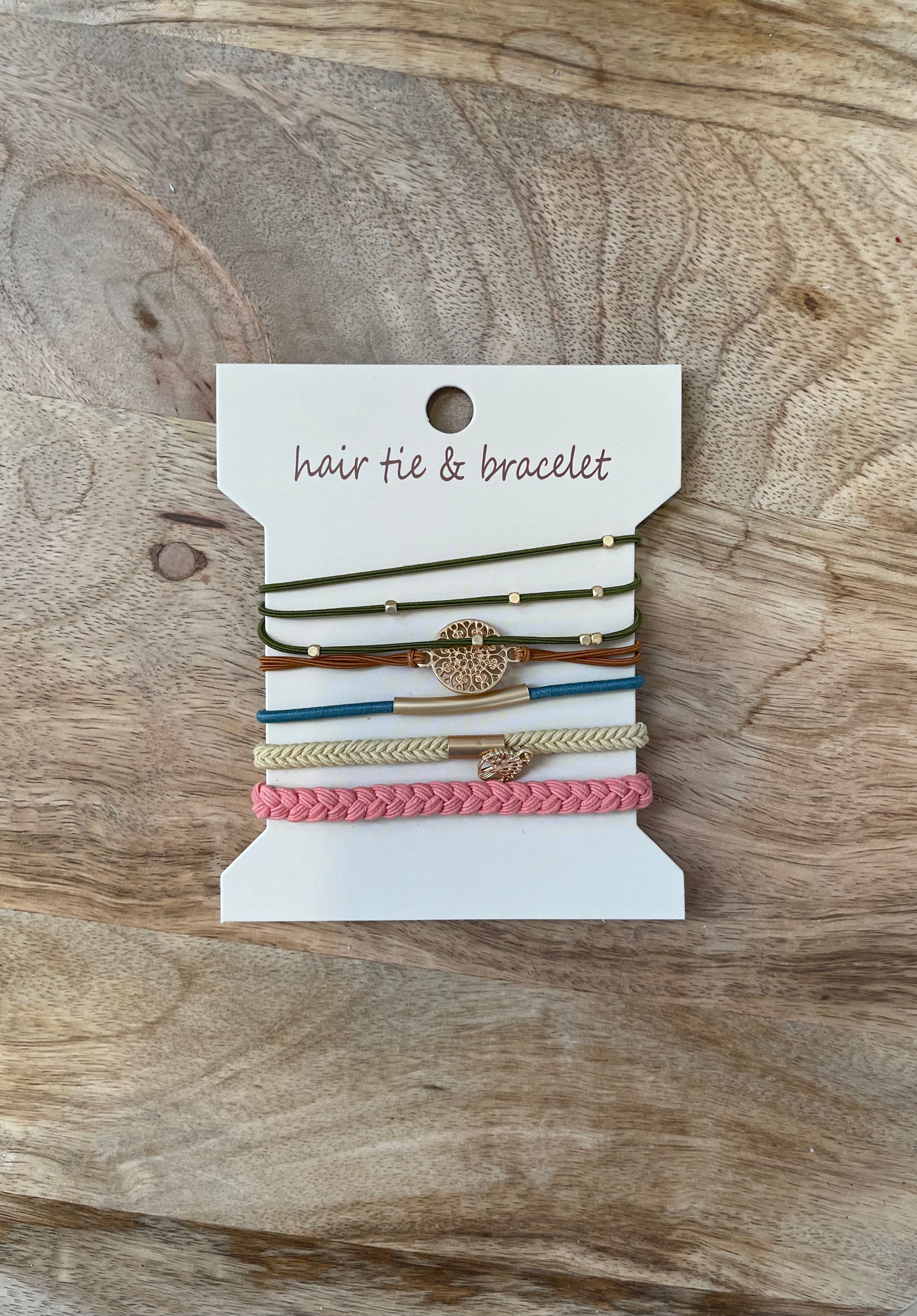 Joss Hair Ties Bracelet-Bracelets-joss-The Silo Boutique, Women's Fashion Boutique Located in Warren and Grand Forks North Dakota
