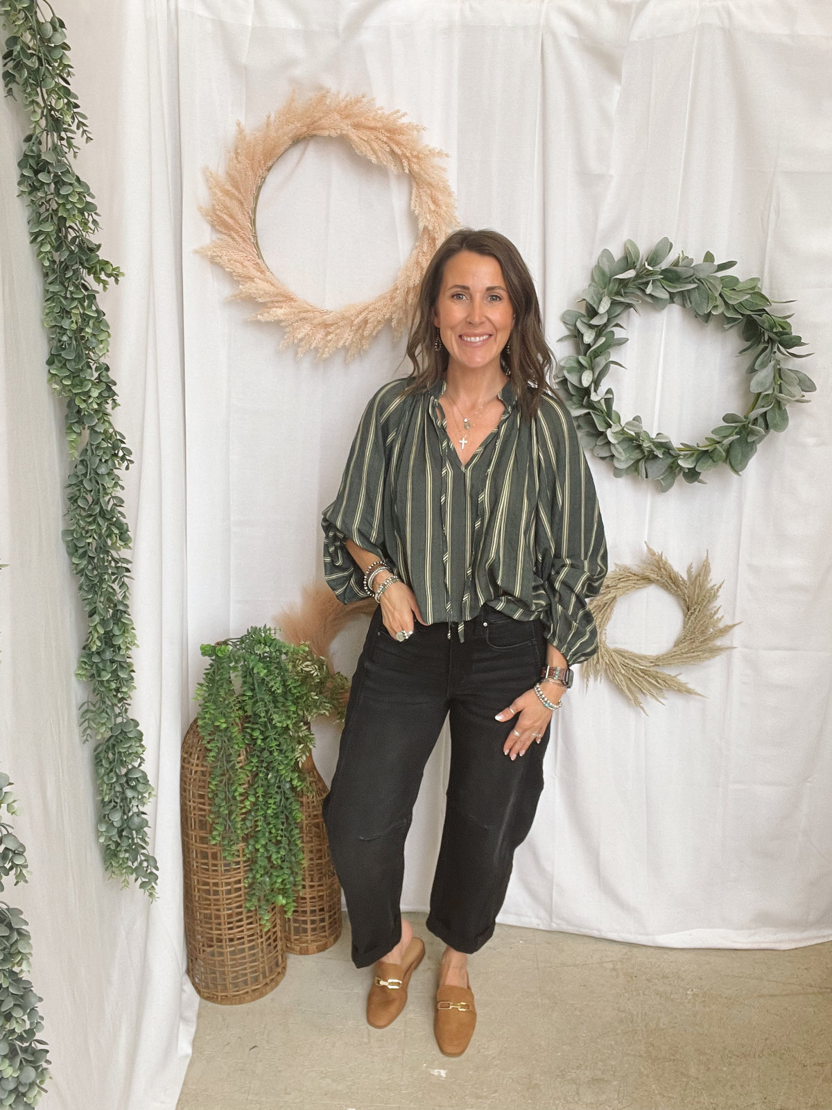 By Together Perry Street Striped Top-Long Sleeve Tops-by together-The Silo Boutique, Women's Fashion Boutique Located in Warren and Grand Forks North Dakota