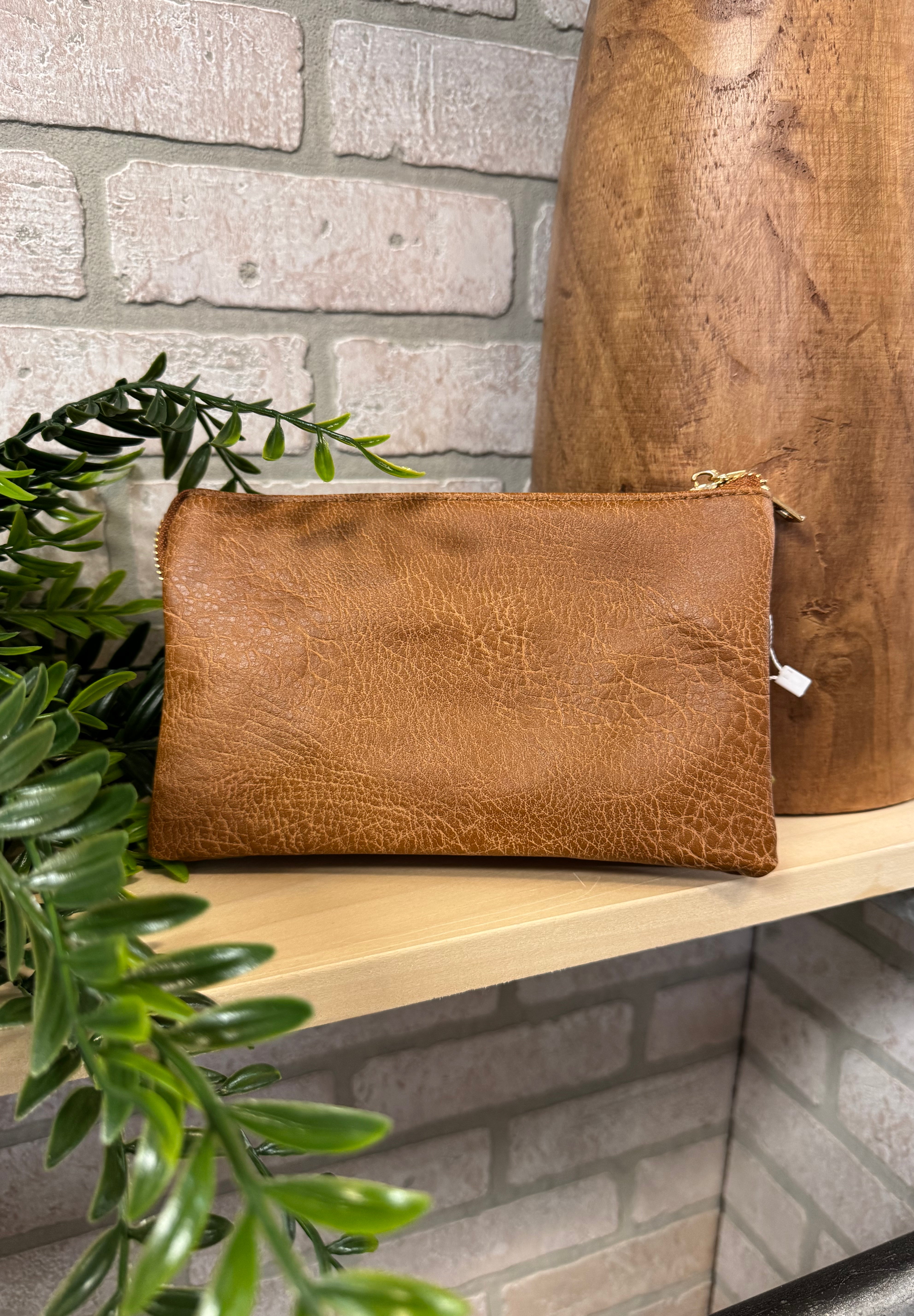 Riley 3 Compartment Crossbody/Wristlet-Crossbody Purses-Jen and Co-The Silo Boutique, Women's Fashion Boutique Located in Warren and Grand Forks North Dakota