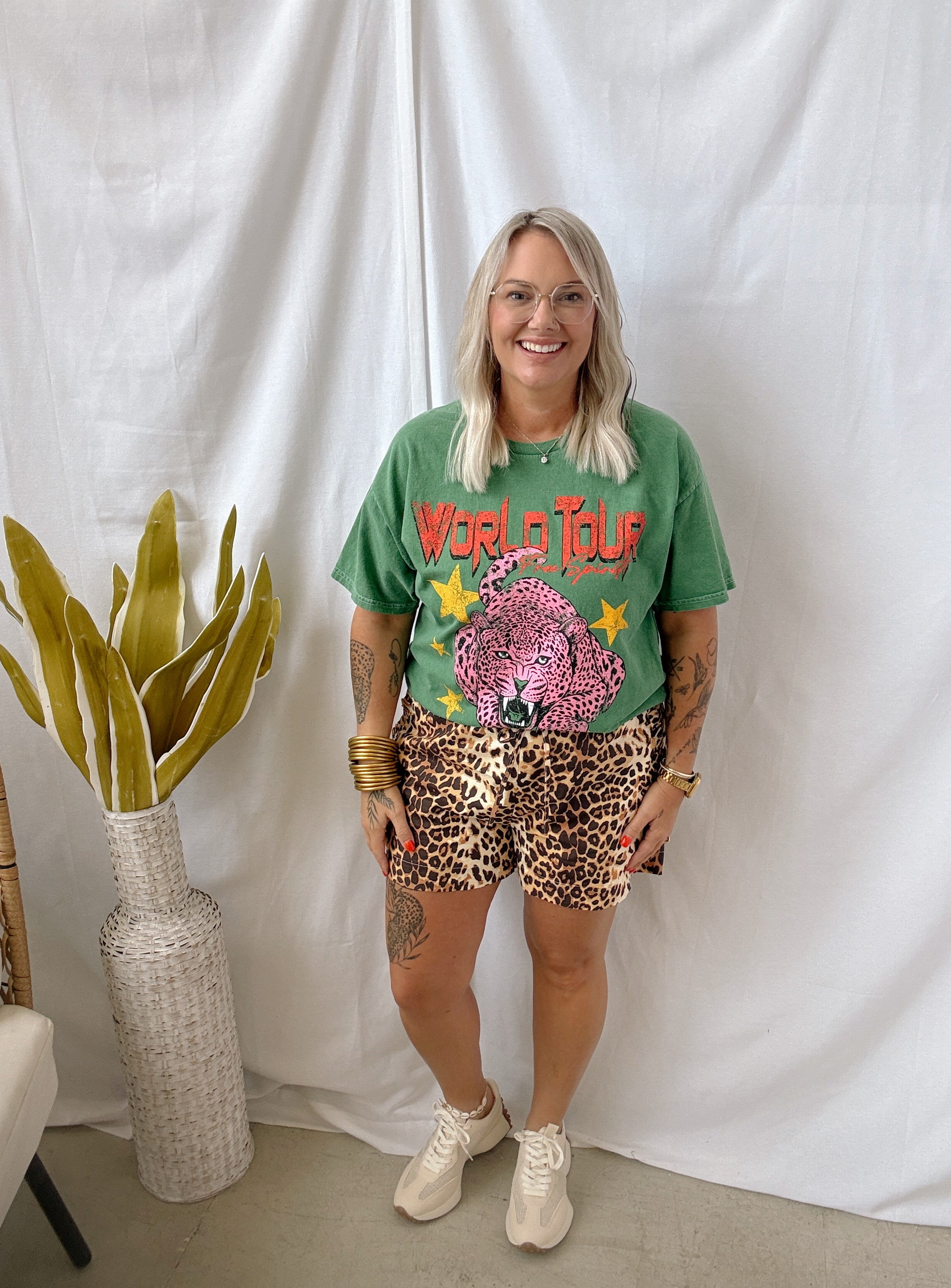 Green World Free Spirit Tee-Graphic Tees-Sweet Claire-The Silo Boutique, Women's Fashion Boutique Located in Warren and Grand Forks North Dakota