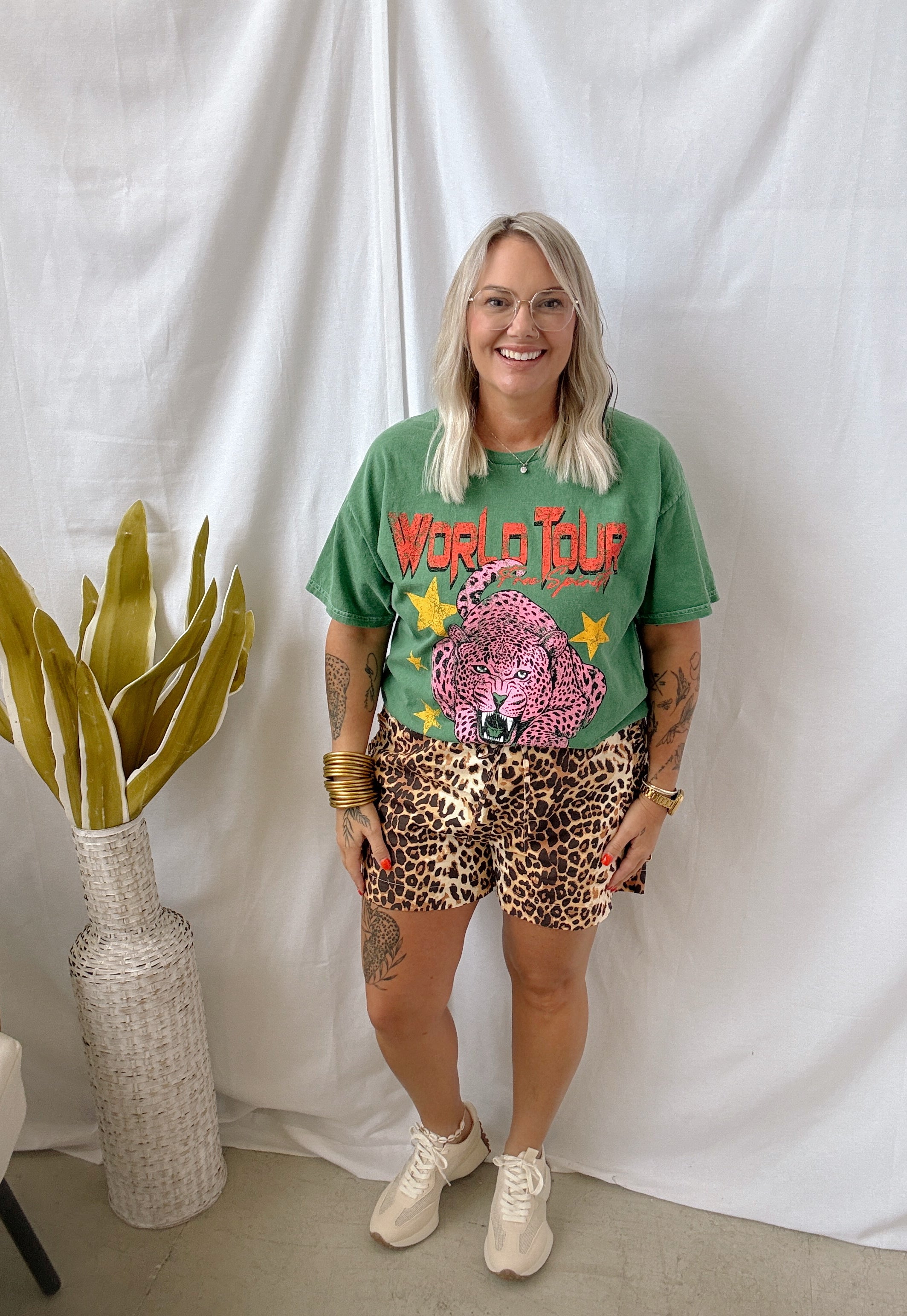 Green World Free Spirit Tee-Graphic Tees-Sweet Claire-The Silo Boutique, Women's Fashion Boutique Located in Warren and Grand Forks North Dakota