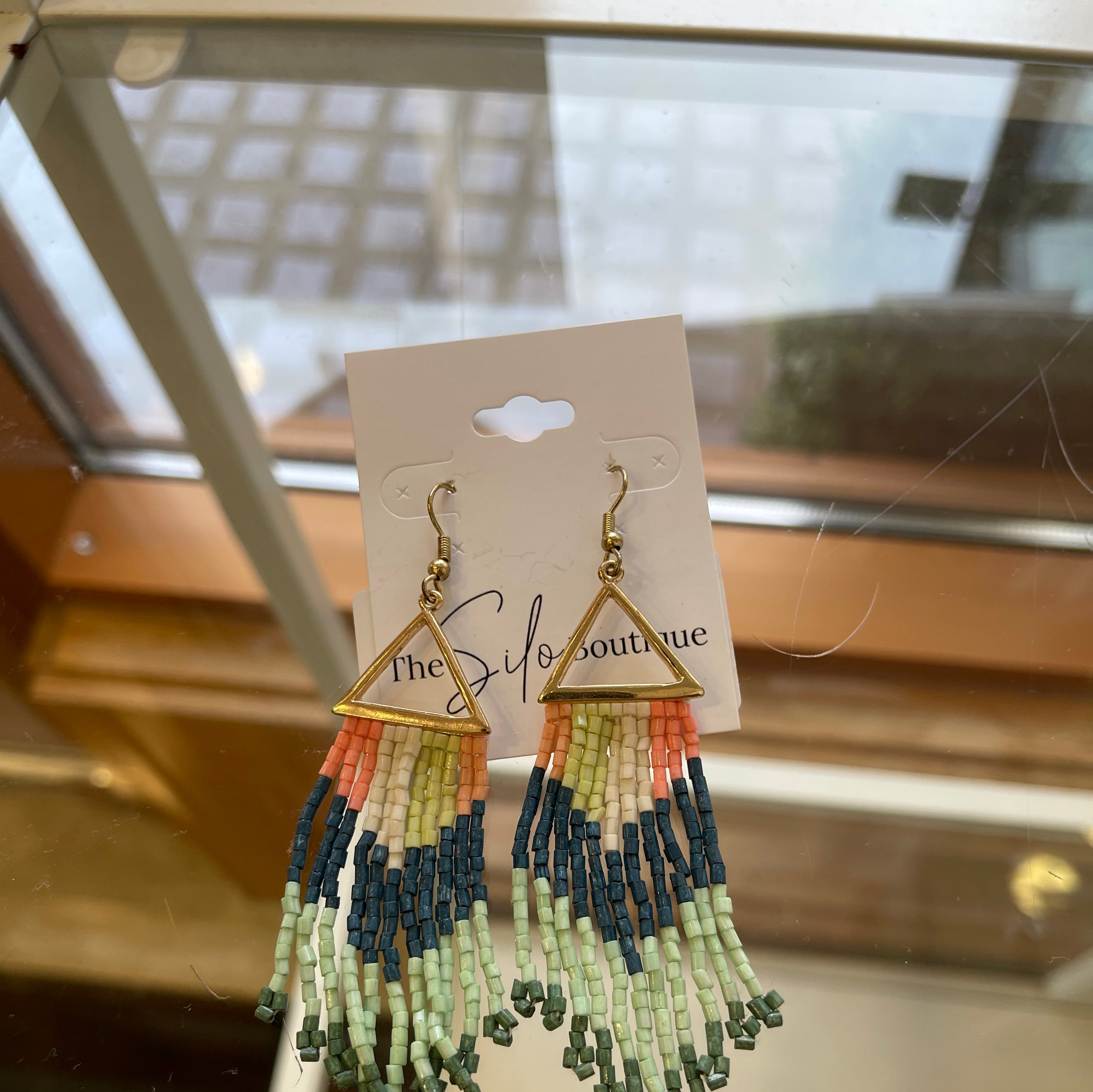 Irie Bead Chandelier Earrings-Earrings-howard-The Silo Boutique, Women's Fashion Boutique Located in Warren and Grand Forks North Dakota