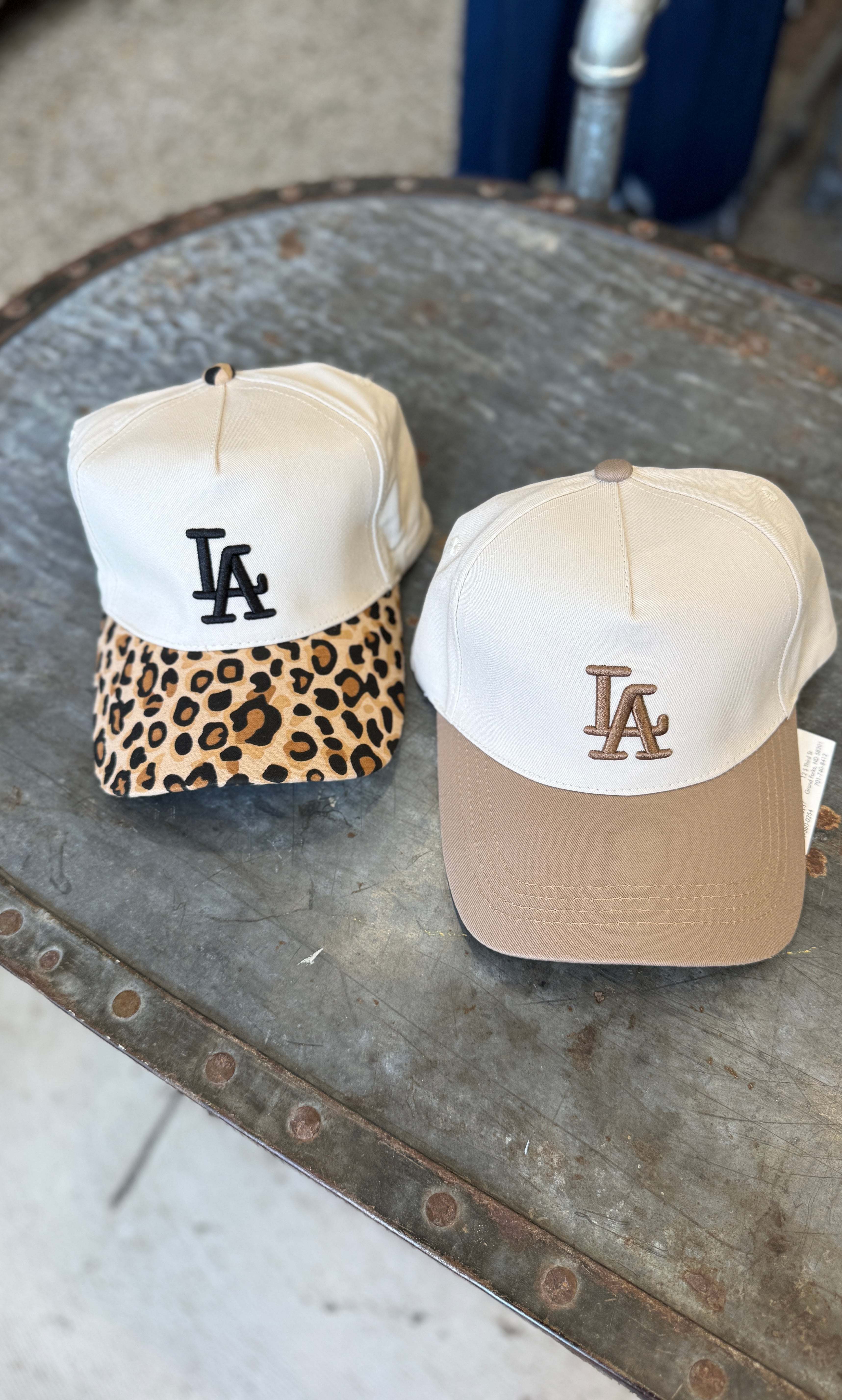 LA Baseball Hat-Hats-Zenana-The Silo Boutique, Women's Fashion Boutique Located in Warren and Grand Forks North Dakota