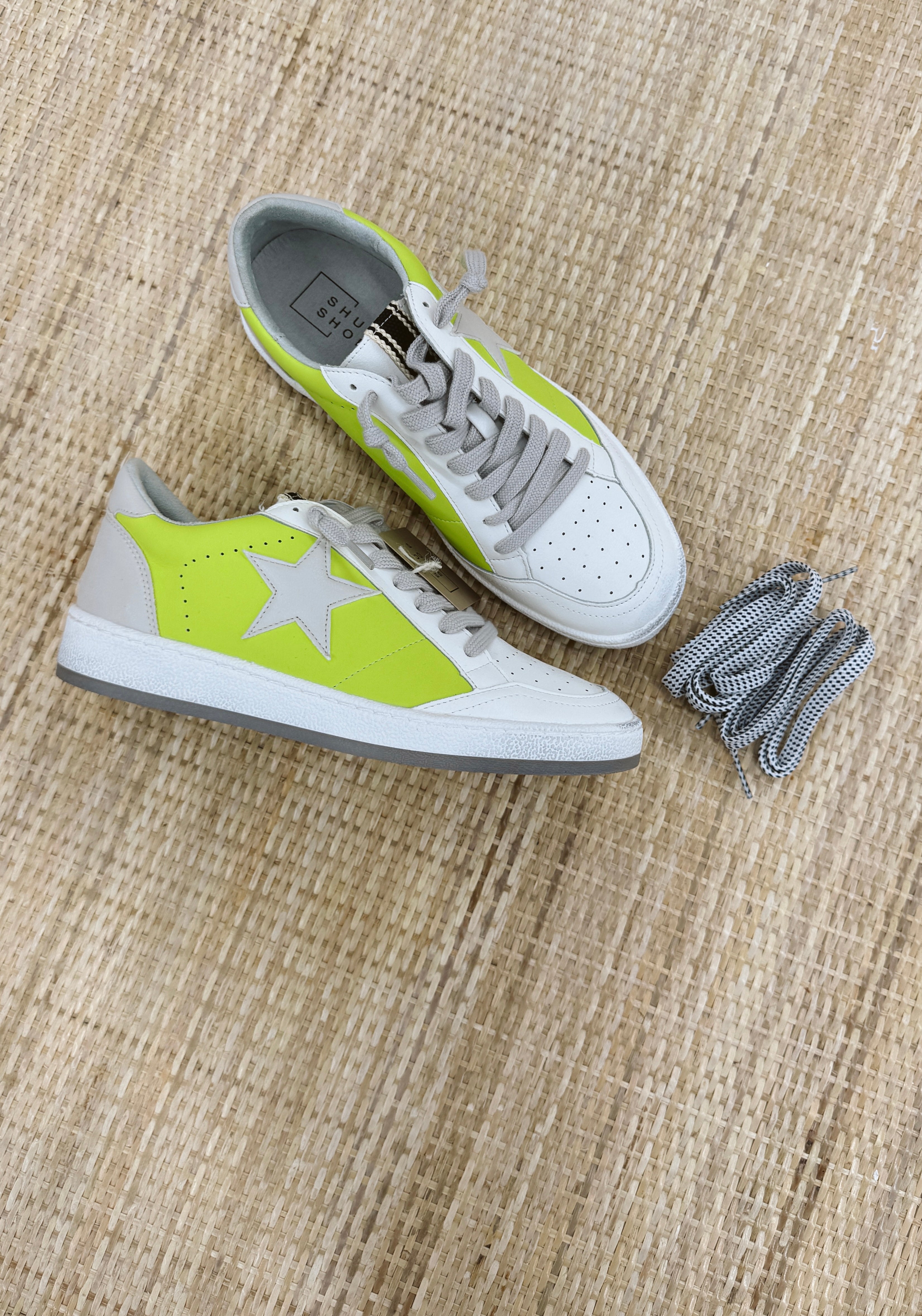 ShuShop Paz Lime Sneaker-Final Sale-Shoes-shushop-The Silo Boutique, Women's Fashion Boutique Located in Warren and Grand Forks North Dakota