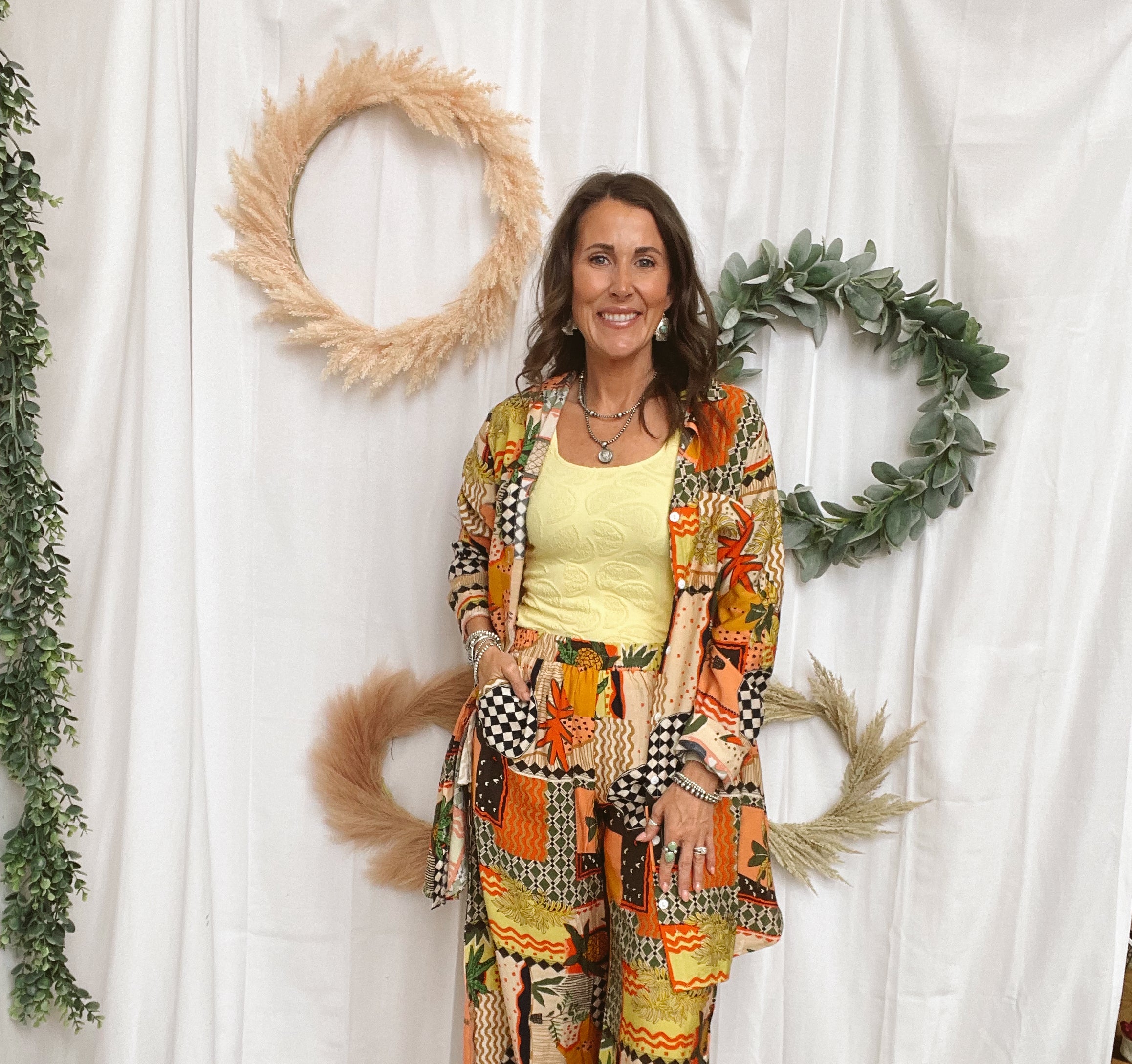 Safari Pineapple Pants-Pants-cozy co-The Silo Boutique, Women's Fashion Boutique Located in Warren and Grand Forks North Dakota