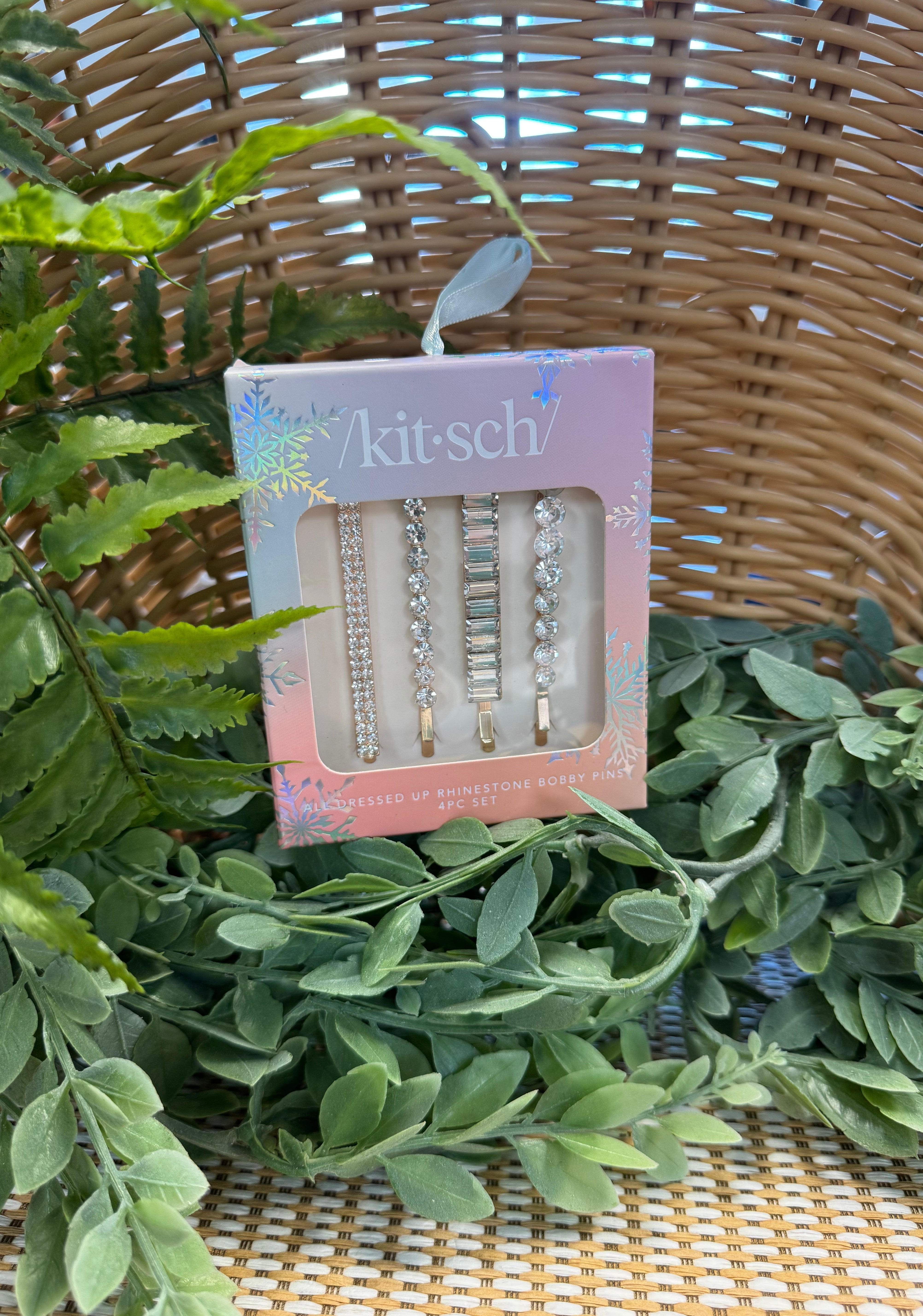 Kitsch Rhinestone Bobby Pins Set-Hair Accessories-kitsch-The Silo Boutique, Women's Fashion Boutique Located in Warren and Grand Forks North Dakota