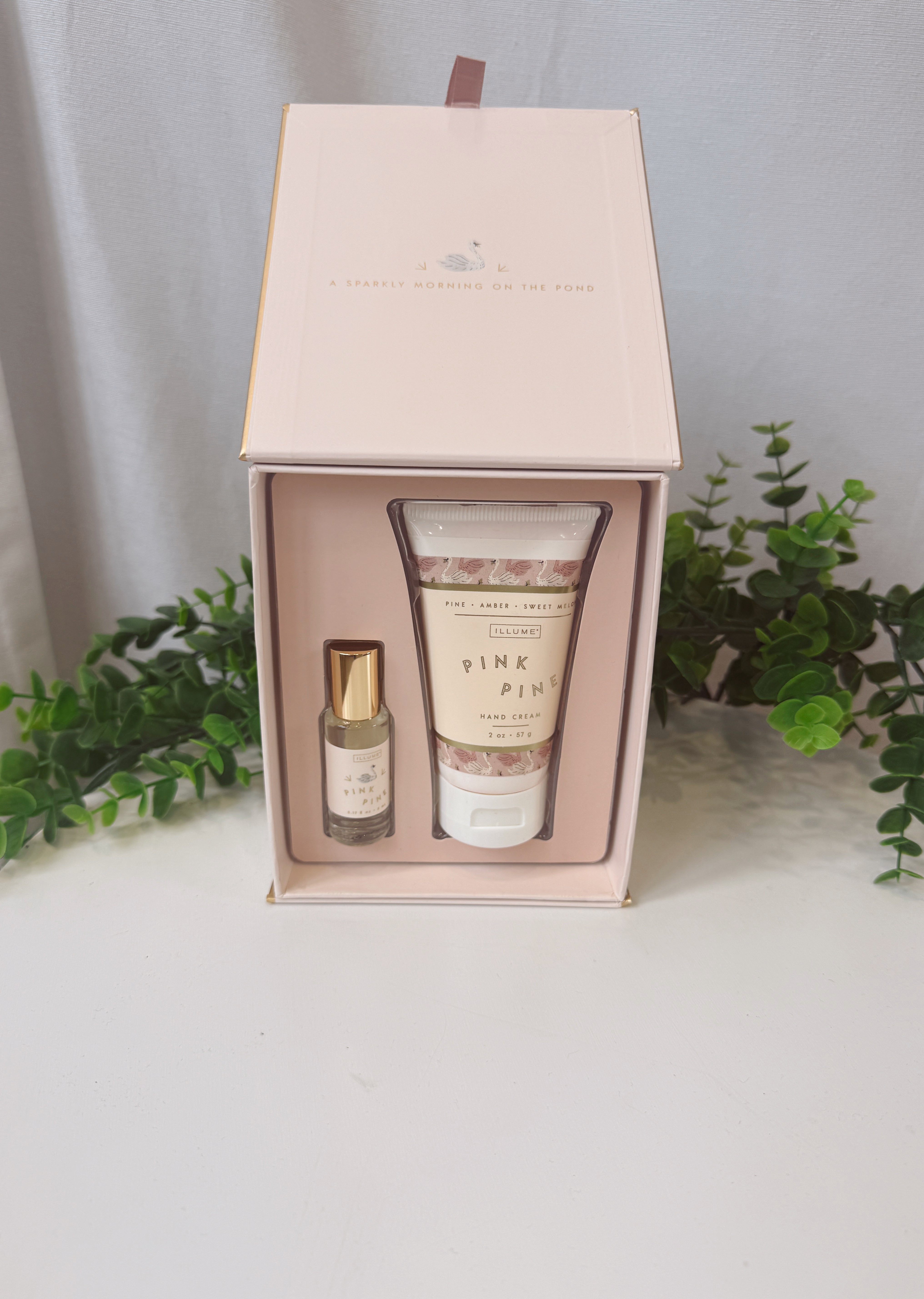 Illume Pink Pine Rollerball & Lotion Set-Perfume-Illume-The Silo Boutique, Women's Fashion Boutique Located in Warren and Grand Forks North Dakota