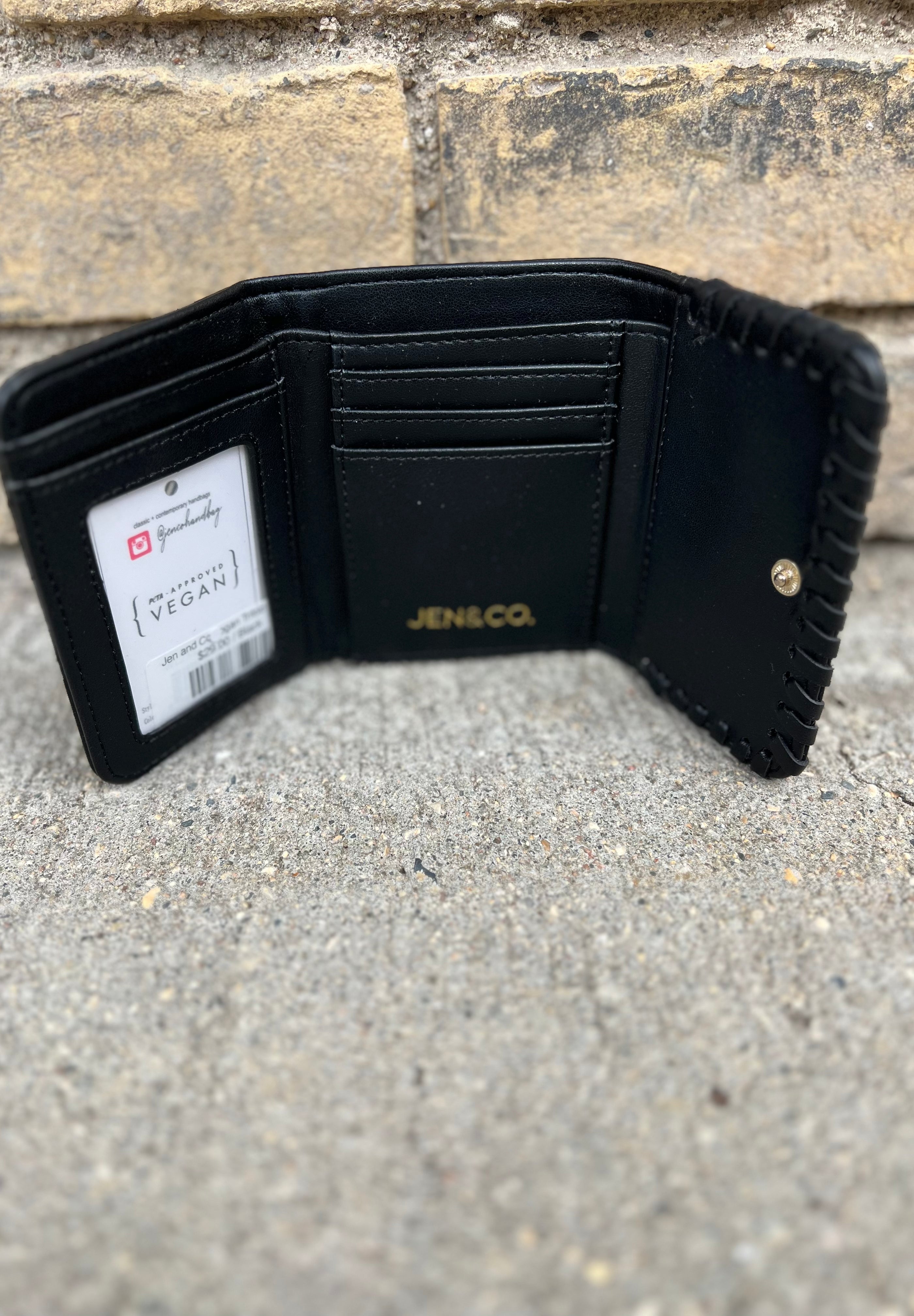 Jen and Co Logan Trifold Wallet-Wallets-Jen and Co-The Silo Boutique, Women's Fashion Boutique Located in Warren and Grand Forks North Dakota