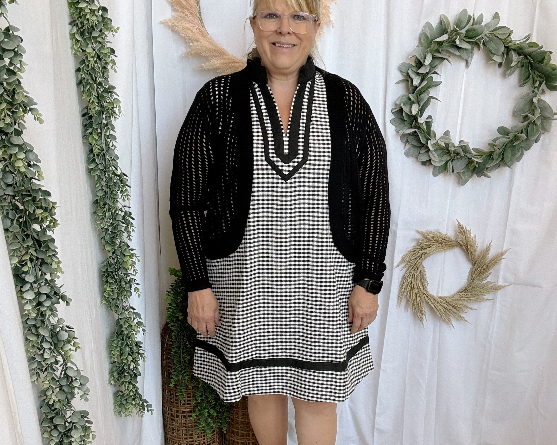 CC Open Knit Cocoon Cardigan-Black-Sweaters-cozy co-The Silo Boutique, Women's Fashion Boutique Located in Warren and Grand Forks North Dakota