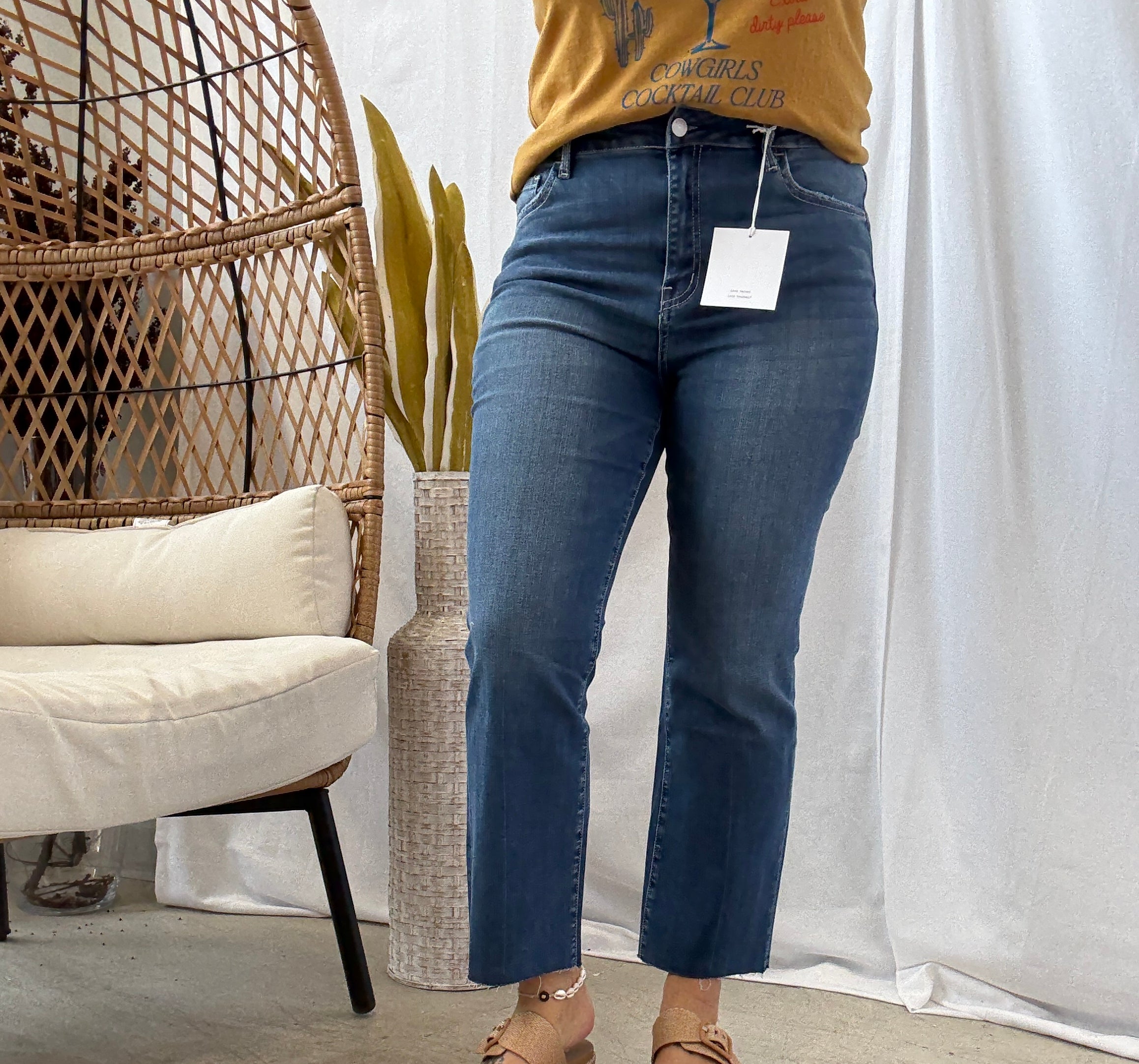 Lovervet Ixora Kick Flare Jeans-Final Sale-Jeans-lovervet-The Silo Boutique, Women's Fashion Boutique Located in Warren and Grand Forks North Dakota