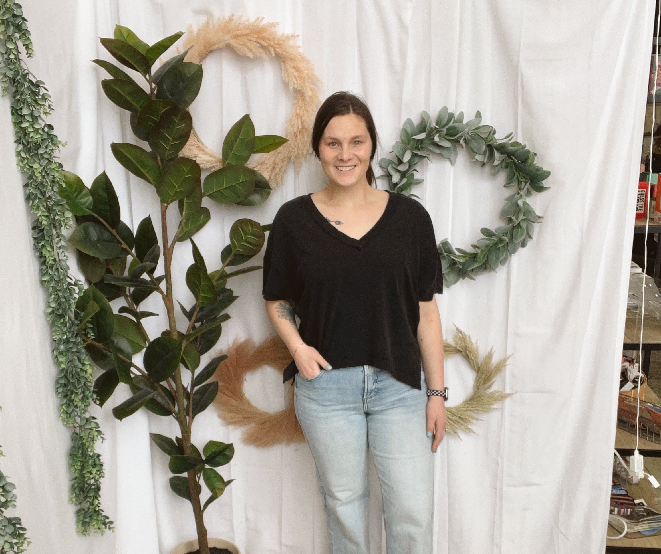 Risen Light Wash Cuff Jeans-Jeans-risen-The Silo Boutique, Women's Fashion Boutique Located in Warren and Grand Forks North Dakota