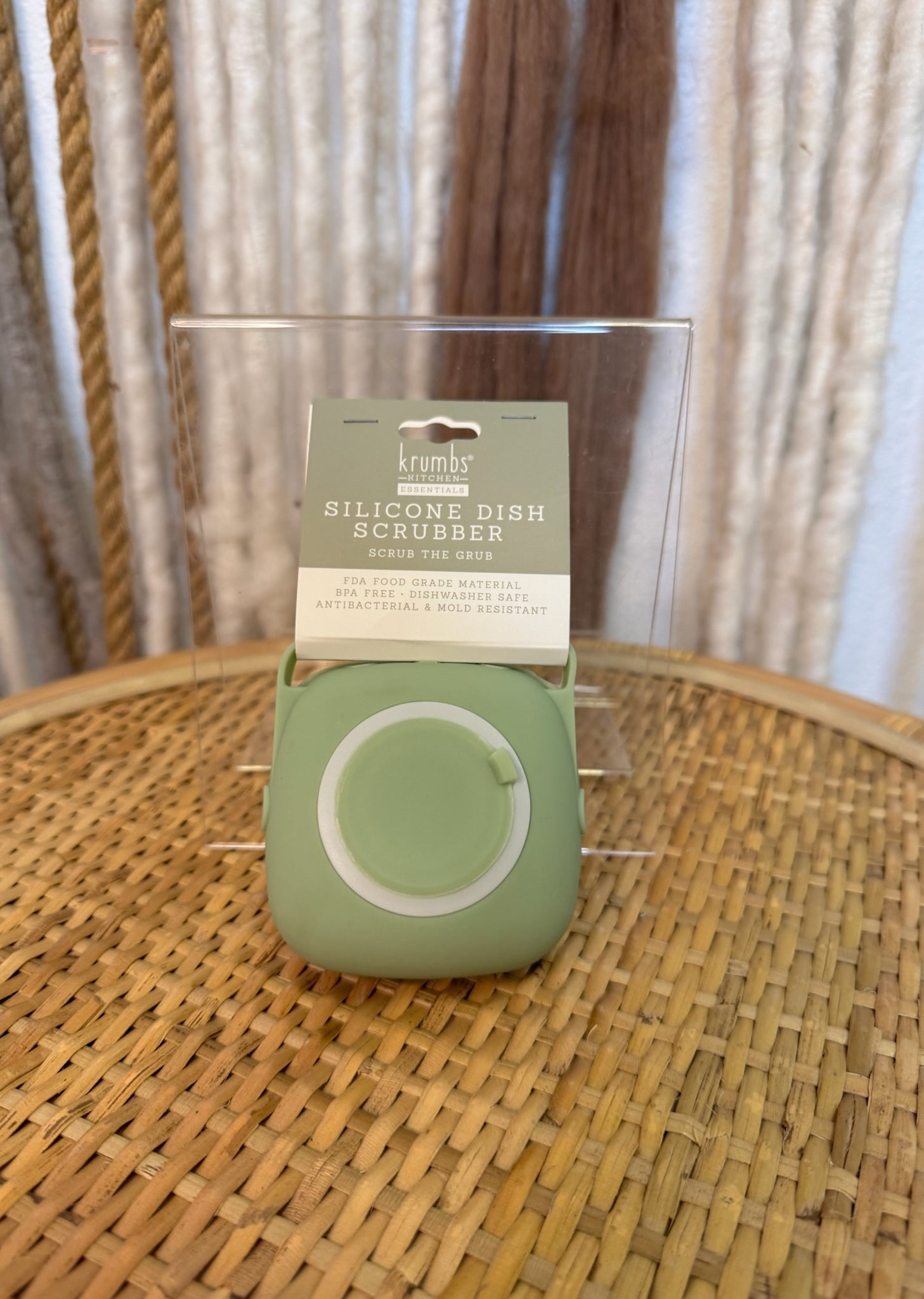 Krumbs Kitchen Silicone Dish Scrubber-Scrubbers-dm-The Silo Boutique, Women's Fashion Boutique Located in Warren and Grand Forks North Dakota