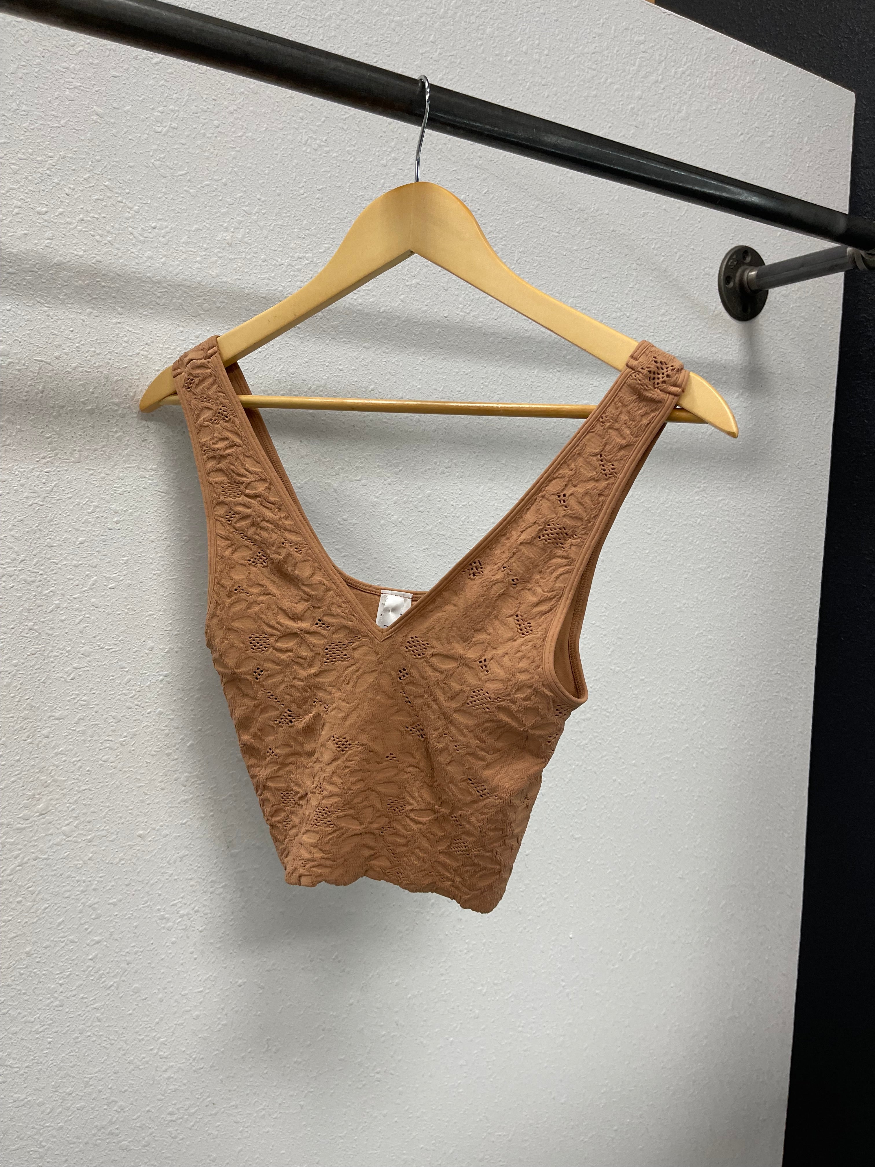 NikiBiki Lace V Neck Tank Top-Tank Tops-nikibiki-The Silo Boutique, Women's Fashion Boutique Located in Warren and Grand Forks North Dakota