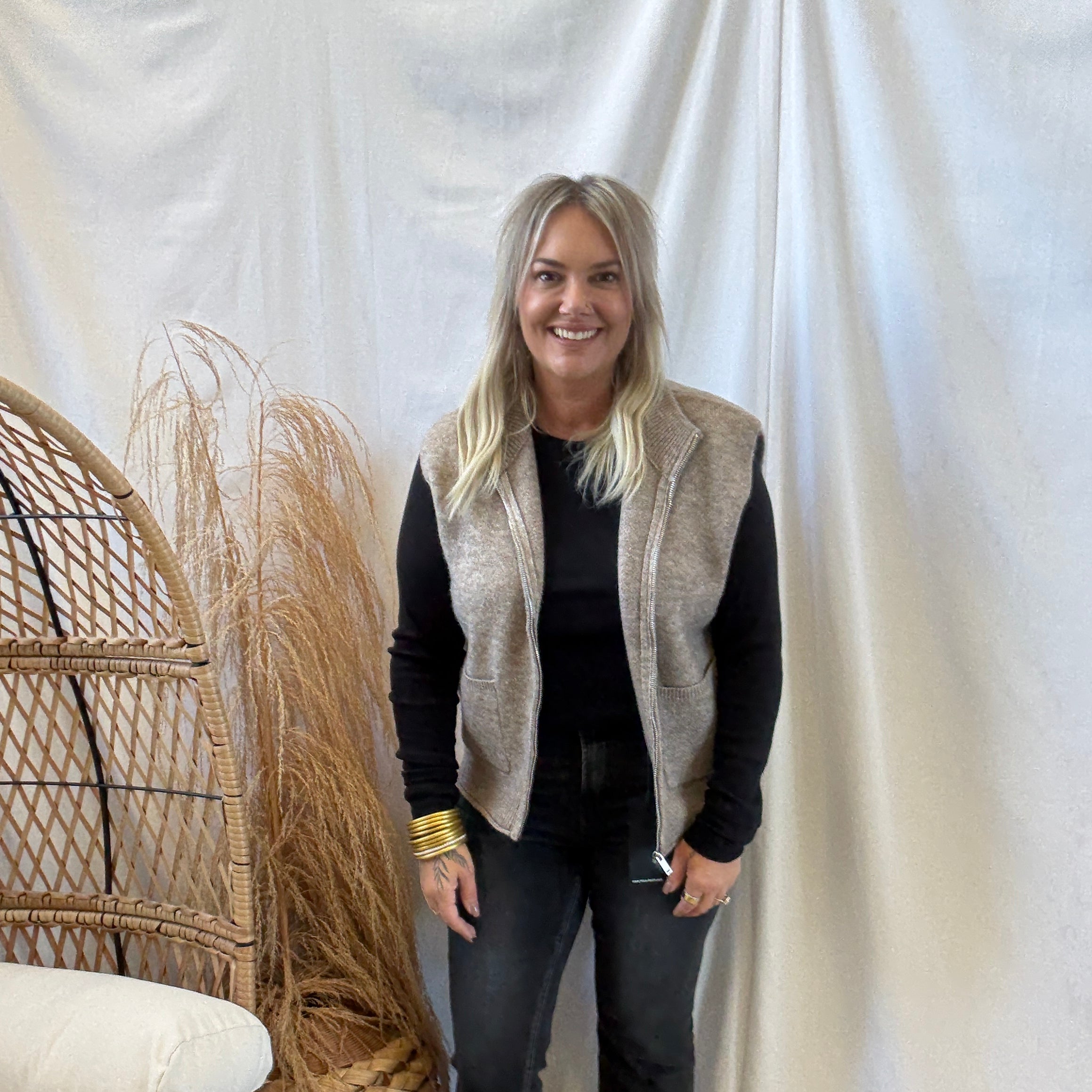 Mica Cyser Black Wash Jeans-Final Sale-Jeans-mica-The Silo Boutique, Women's Fashion Boutique Located in Warren and Grand Forks North Dakota