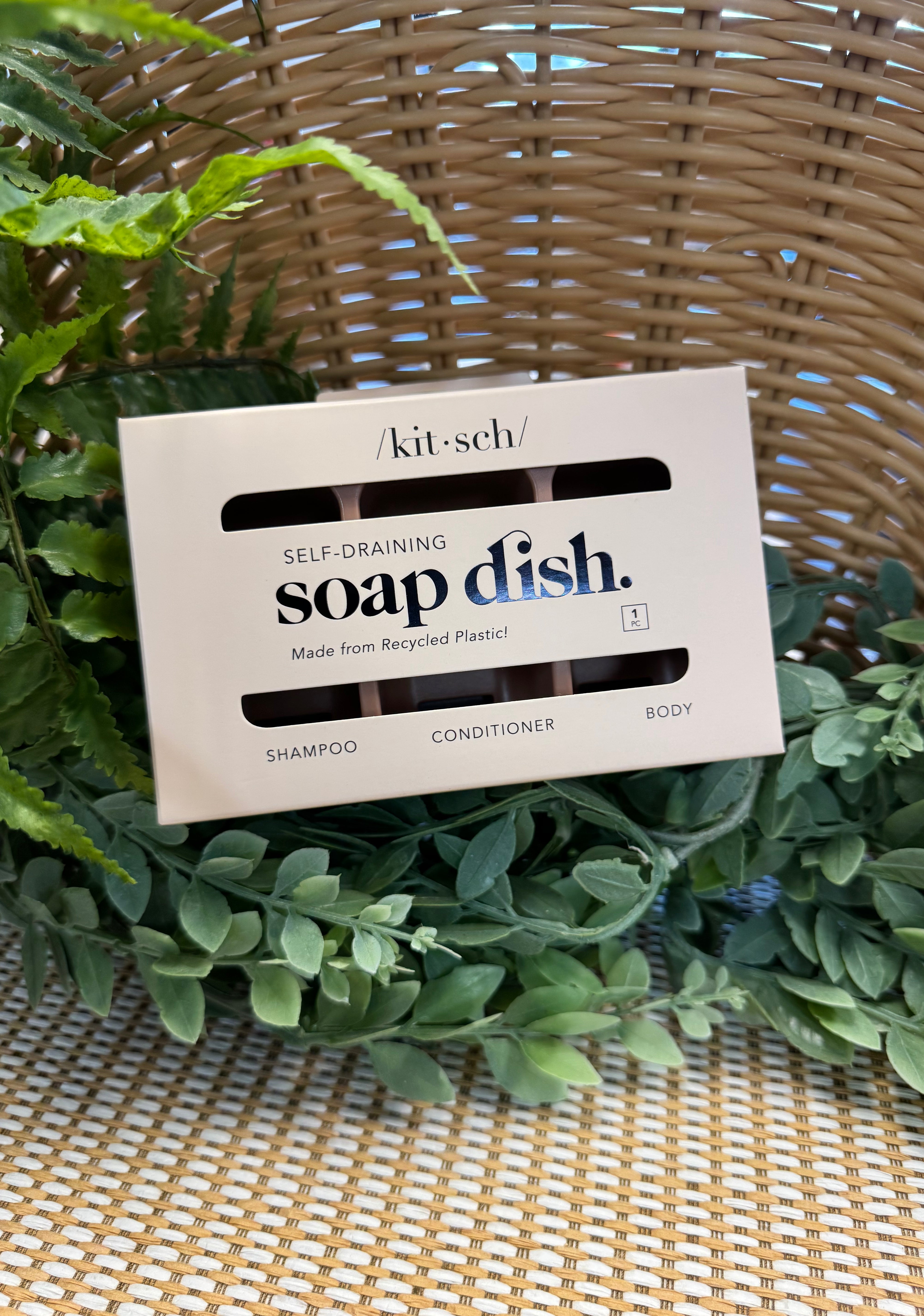 Kitsch Self-Draining Soap Dish-Terracotta-Hair Accessories-kitsch-The Silo Boutique, Women's Fashion Boutique Located in Warren and Grand Forks North Dakota
