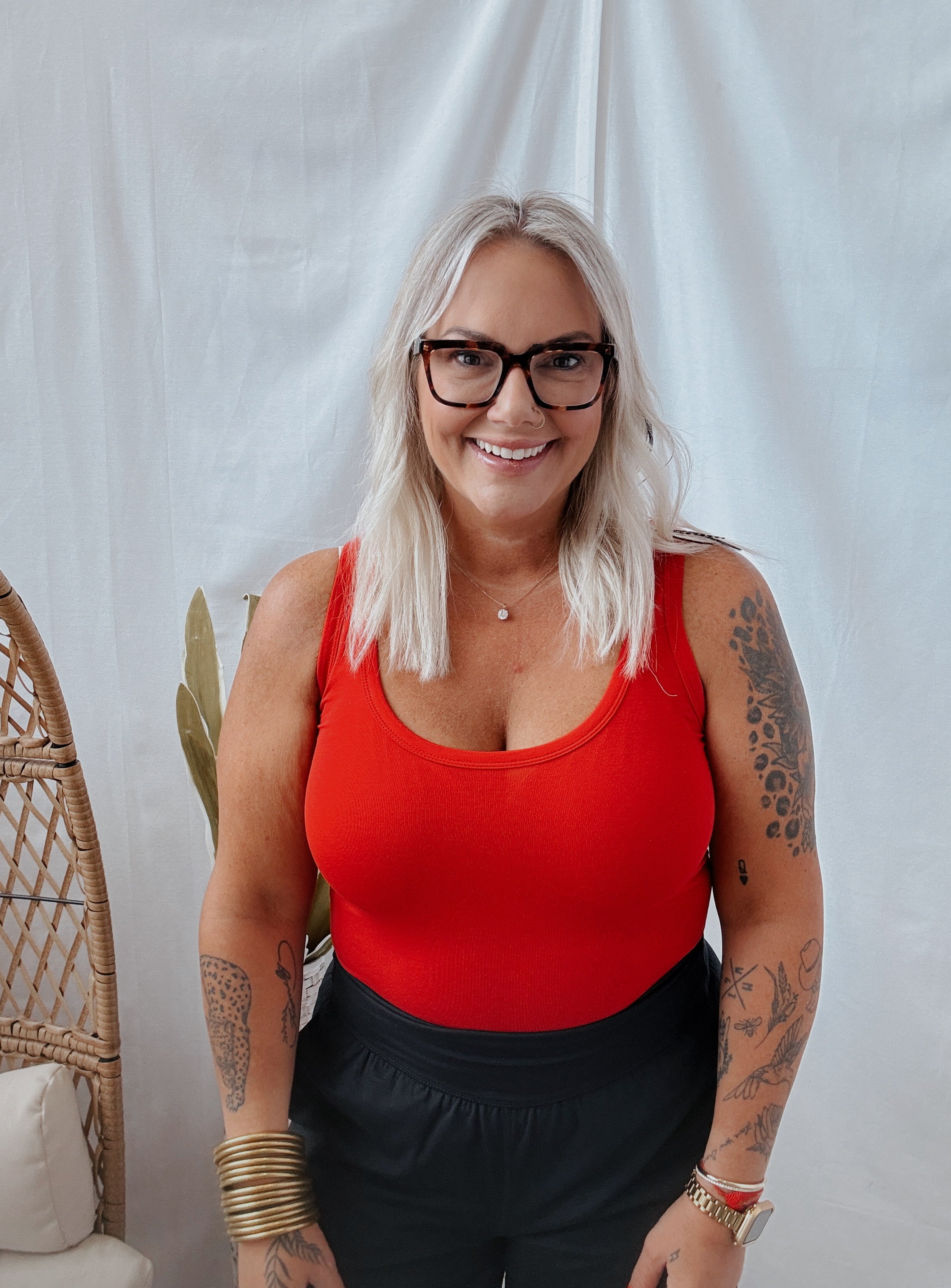 Mono Scoop Tank Top-Tank Tops-mono b-The Silo Boutique, Women's Fashion Boutique Located in Warren and Grand Forks North Dakota