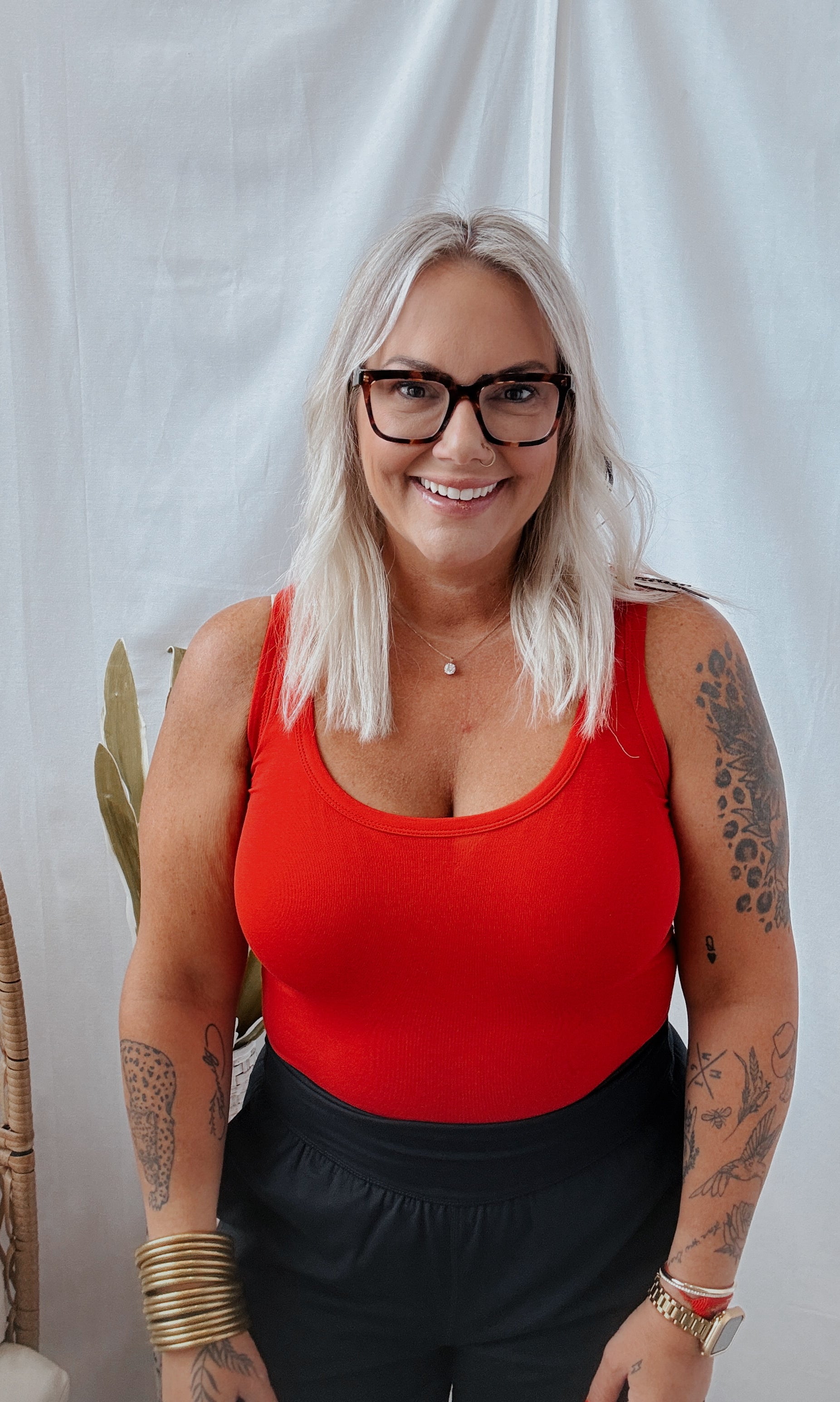 Mono Scoop Tank Top-Tank Tops-mono b-The Silo Boutique, Women's Fashion Boutique Located in Warren and Grand Forks North Dakota