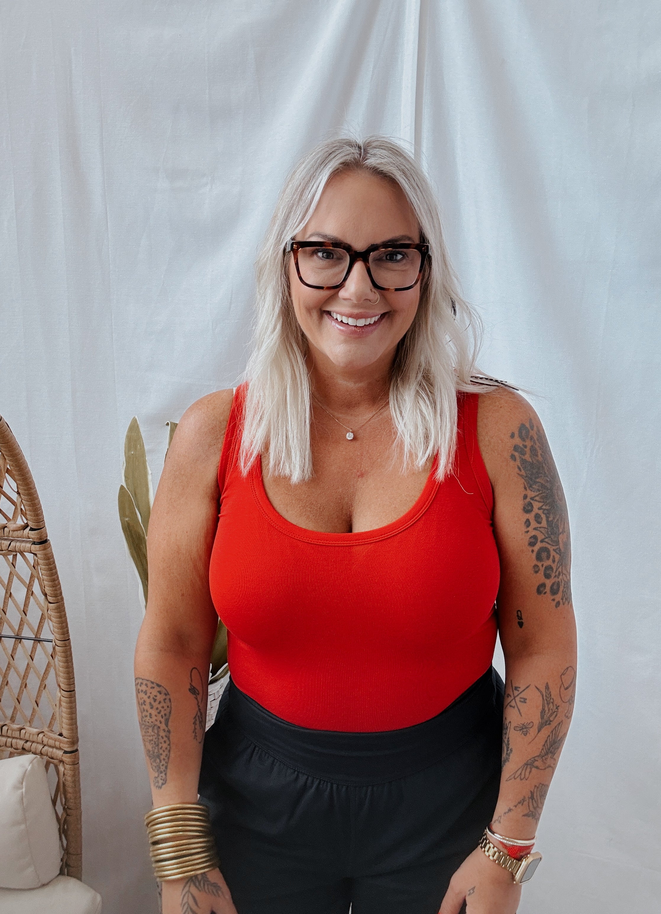 Mono Scoop Tank Top-Tank Tops-mono b-The Silo Boutique, Women's Fashion Boutique Located in Warren and Grand Forks North Dakota