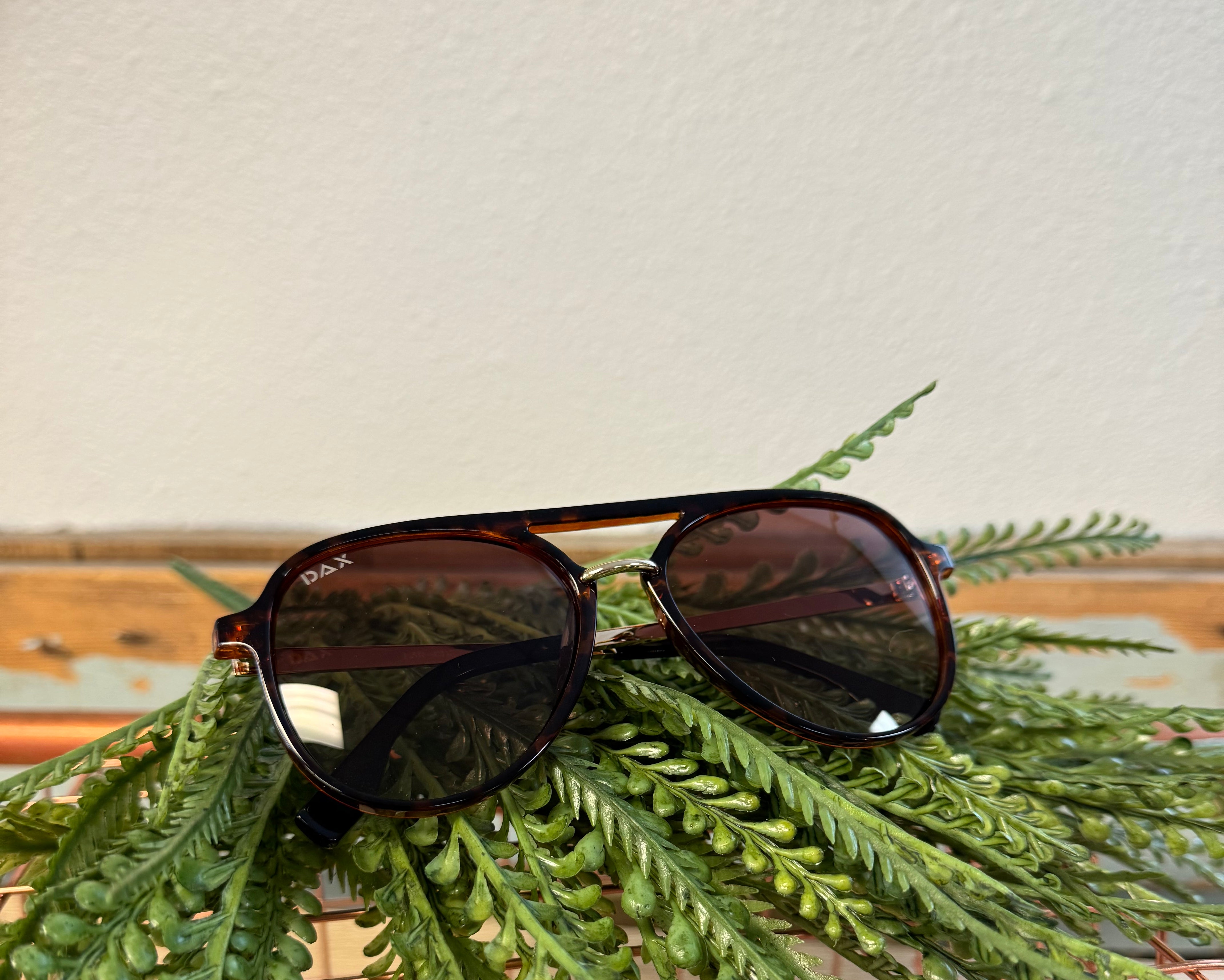 Dax Earhart Cheetah Aviator Sunglasses-Sunglasses-dax-The Silo Boutique, Women's Fashion Boutique Located in Warren and Grand Forks North Dakota
