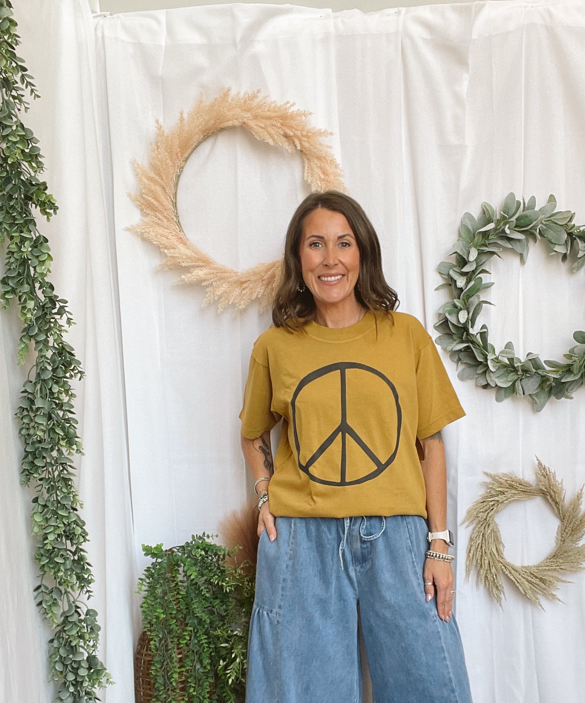 Blakeley Echo Boho Pants-Jeans-blakeley-The Silo Boutique, Women's Fashion Boutique Located in Warren and Grand Forks North Dakota