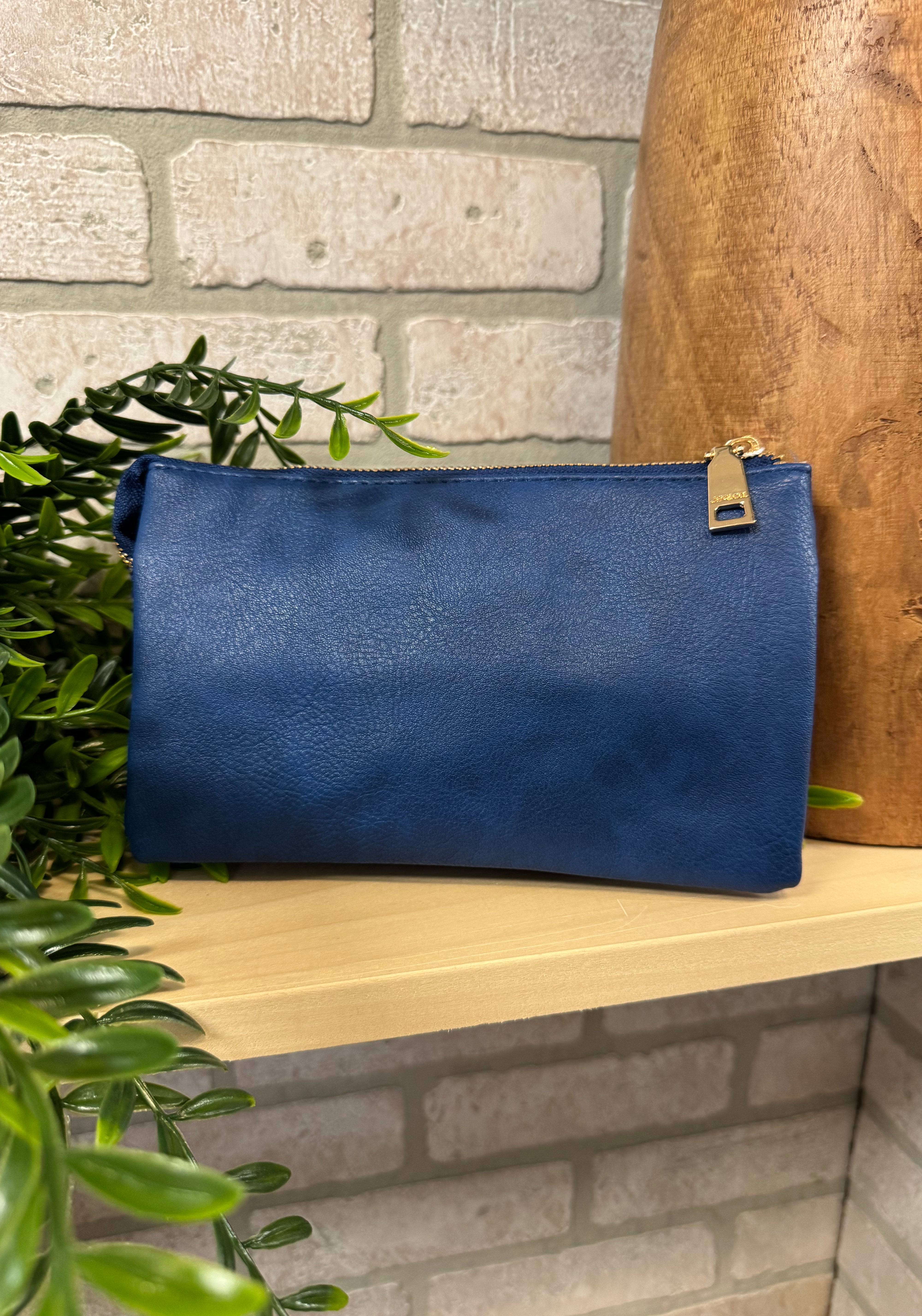 Riley 3 Compartment Crossbody/Wristlet-Crossbody Purses-Jen and Co-The Silo Boutique, Women's Fashion Boutique Located in Warren and Grand Forks North Dakota