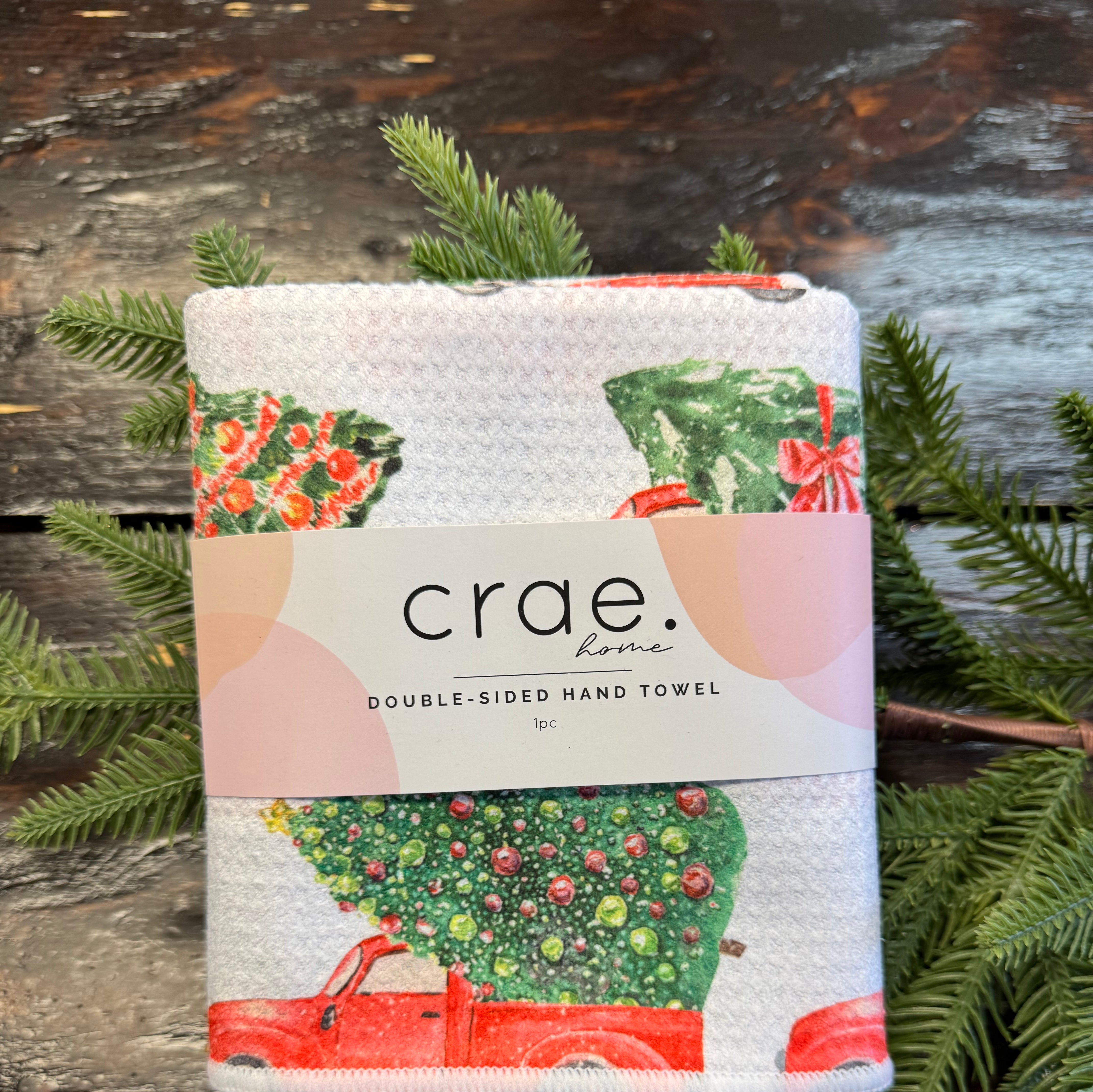 Home For the Holidays Hand Towel-Tea Towels-crae-The Silo Boutique, Women's Fashion Boutique Located in Warren and Grand Forks North Dakota