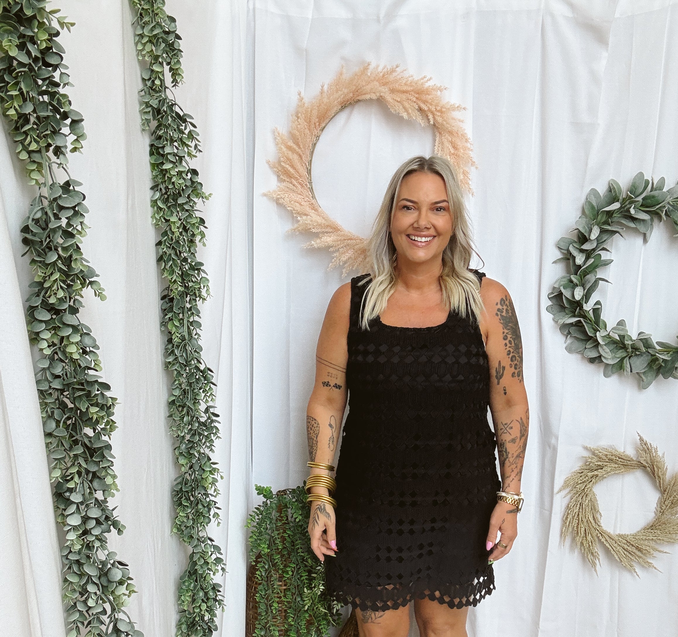 Roxy Black Dress-Dresses-entro-The Silo Boutique, Women's Fashion Boutique Located in Warren and Grand Forks North Dakota