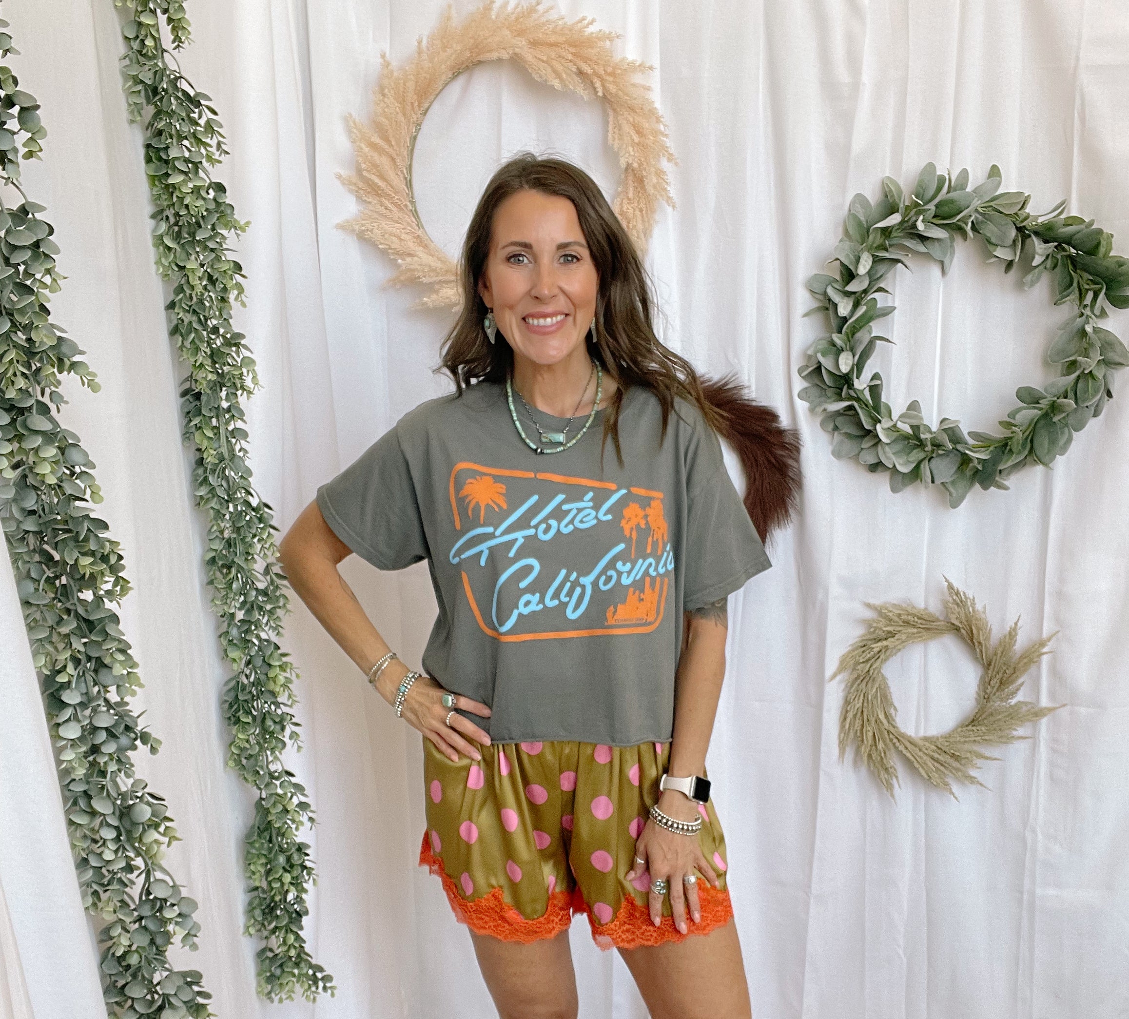 Hotel California Vintage Tee-Tank Tops-country deep-The Silo Boutique, Women's Fashion Boutique Located in Warren and Grand Forks North Dakota