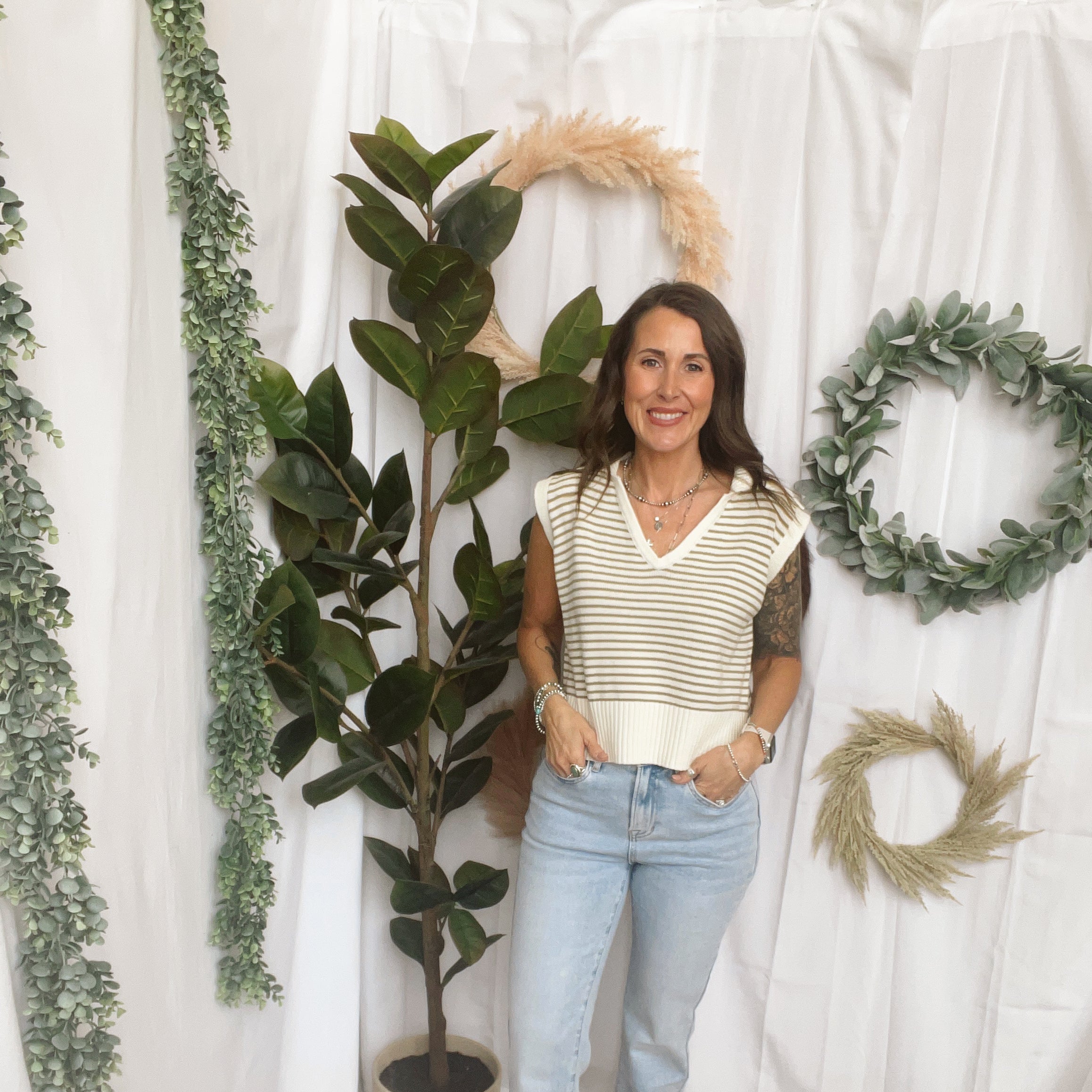 Mica Rock Blue Straight Jeans-Jeans-mica-The Silo Boutique, Women's Fashion Boutique Located in Warren and Grand Forks North Dakota