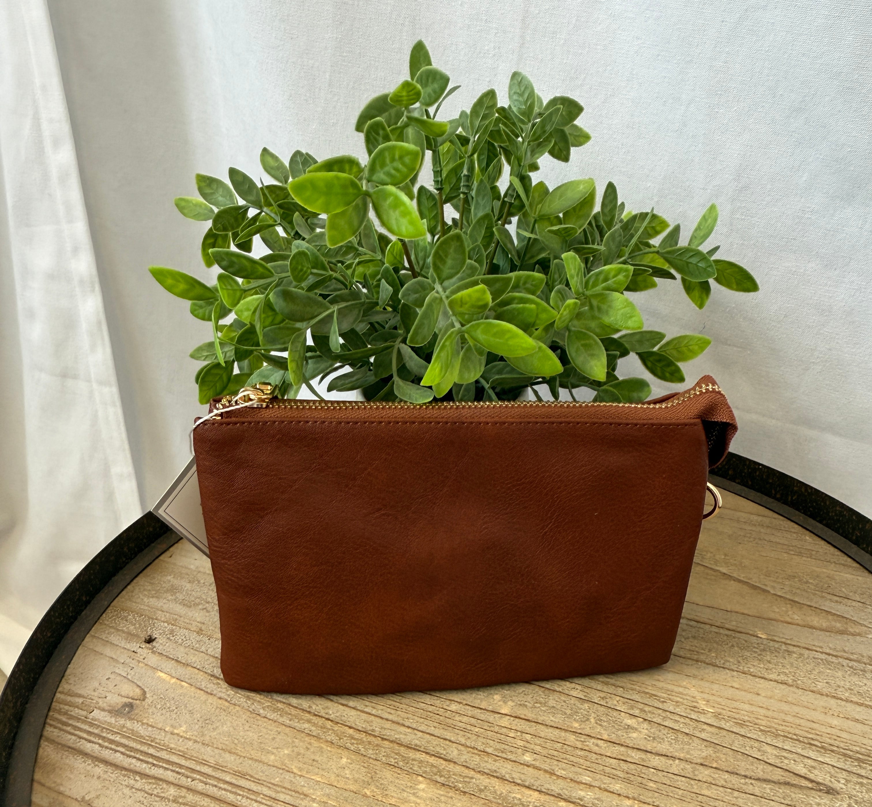 Riley 3 Compartment Crossbody/Wristlet-Crossbody Purses-Jen and Co-The Silo Boutique, Women's Fashion Boutique Located in Warren and Grand Forks North Dakota