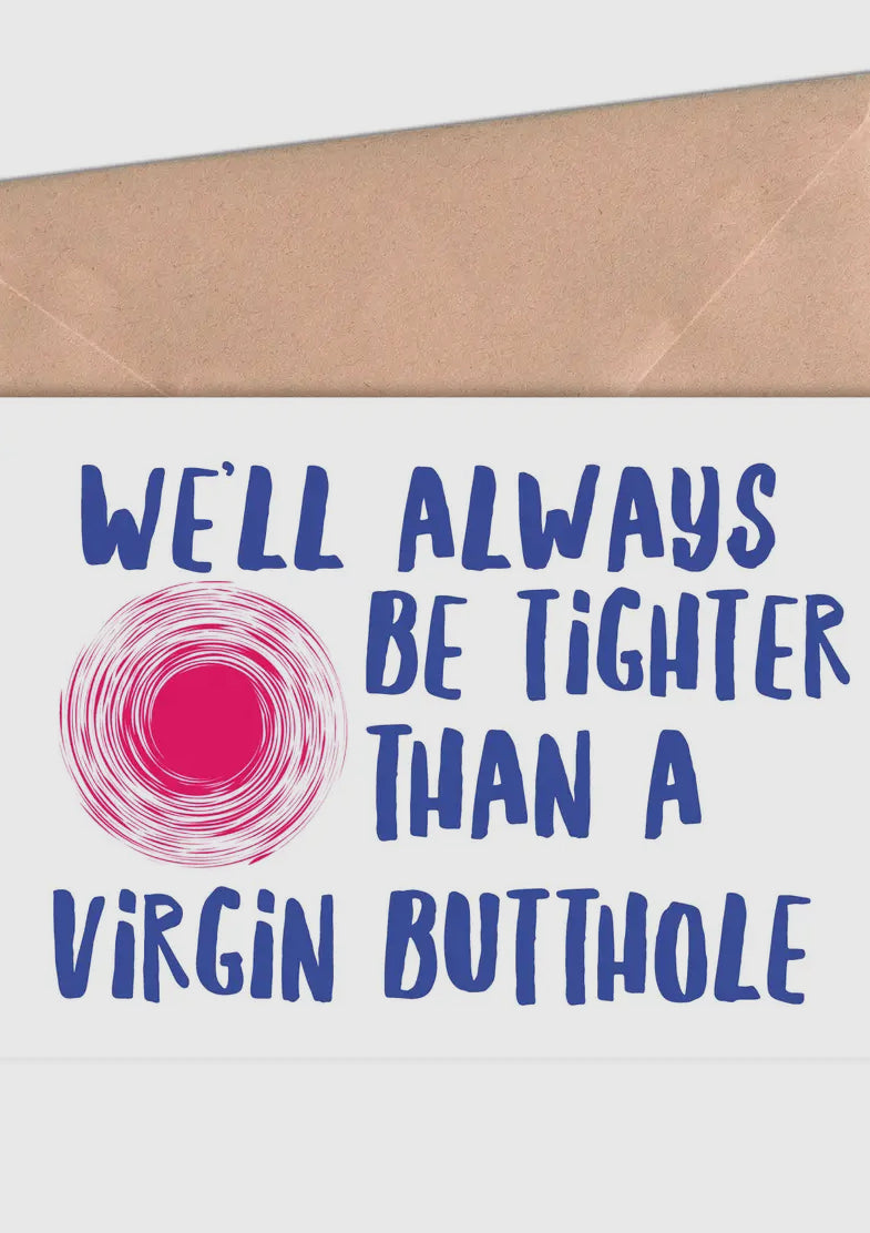 Virgin Butthole Card-Cards-Crimson and Clover Studio-The Silo Boutique, Women's Fashion Boutique Located in Warren and Grand Forks North Dakota