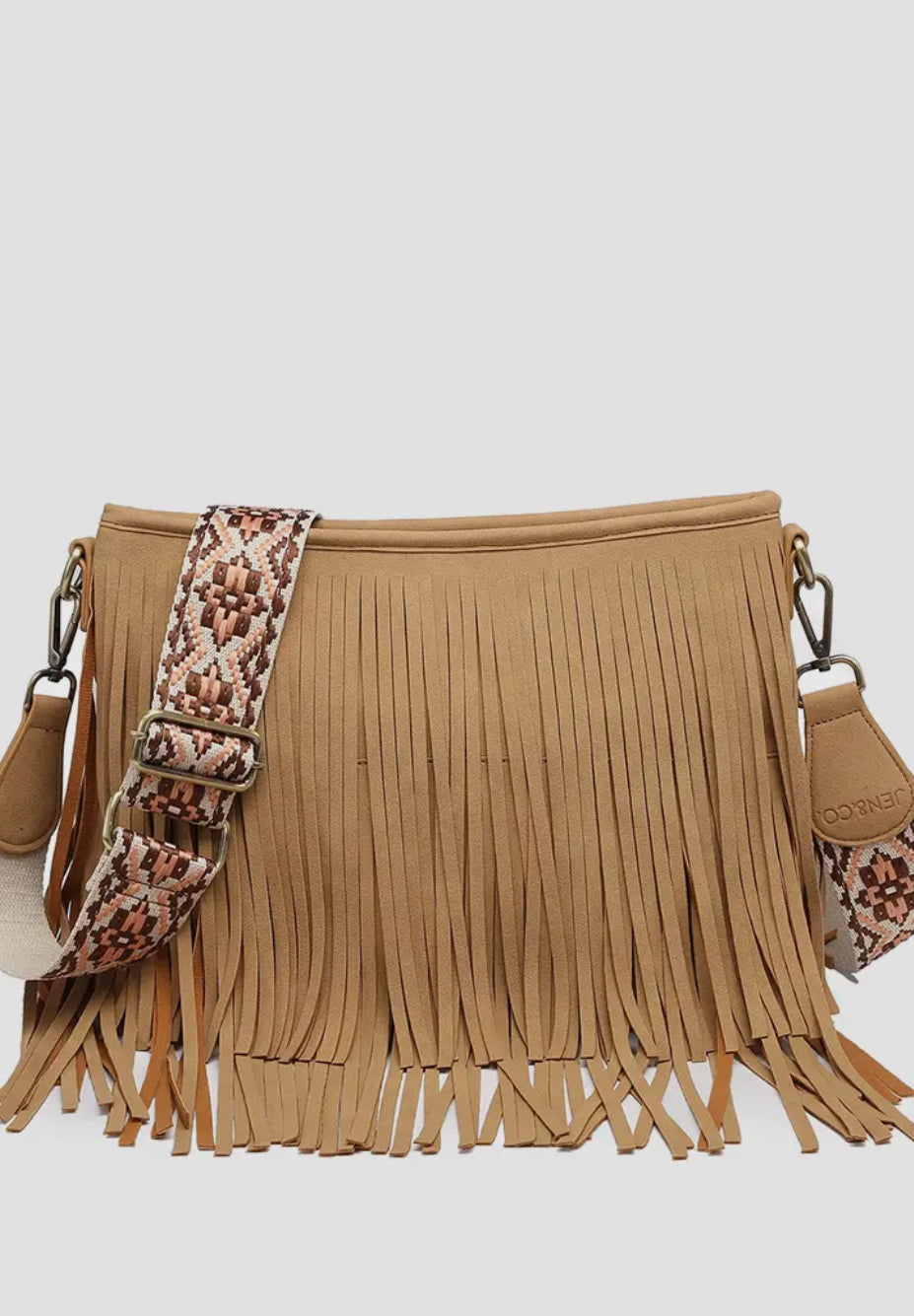 Jen and Co Sadie Suede Fringe Crossbody-Crossbody Purses-Jen and Co-The Silo Boutique, Women's Fashion Boutique Located in Warren and Grand Forks North Dakota