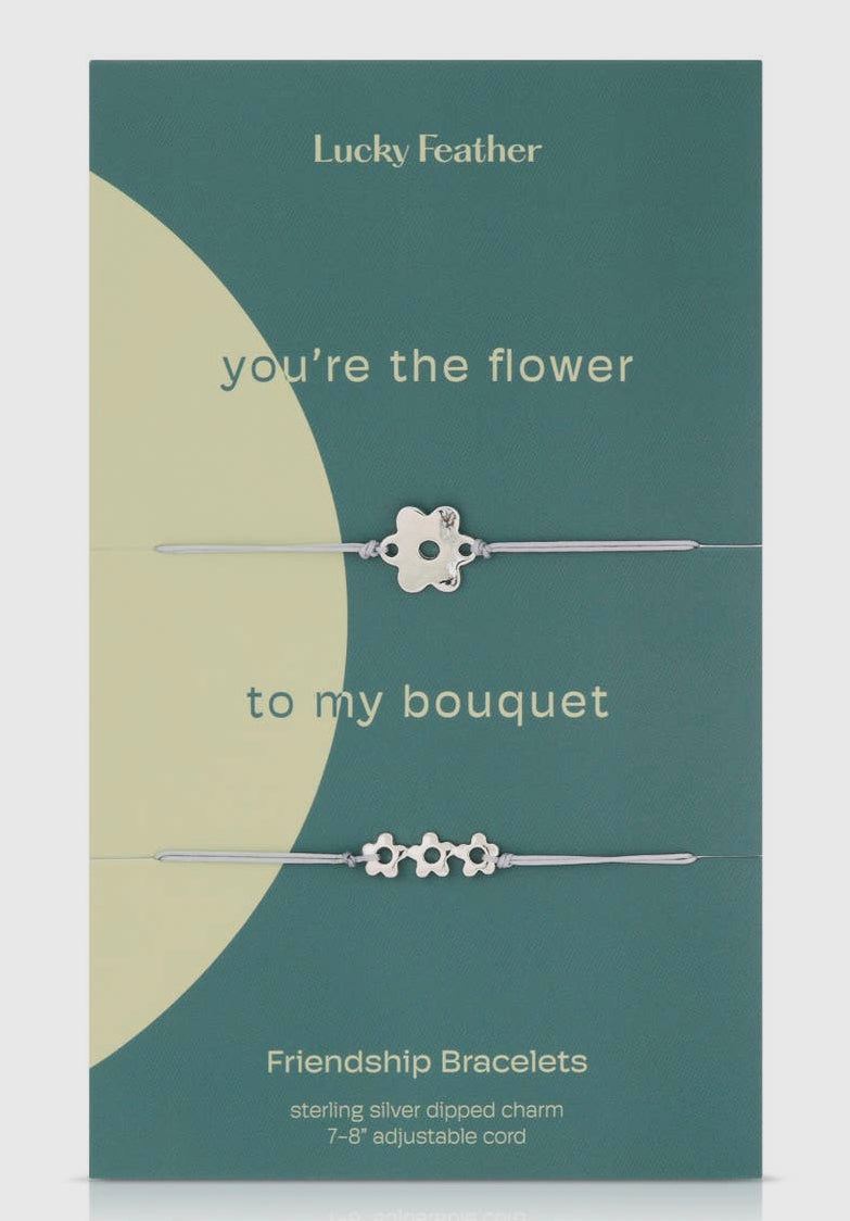 Friendship Bracelet - Flower To My Bouquet-Bracelets-lucky feather-The Silo Boutique, Women's Fashion Boutique Located in Warren and Grand Forks North Dakota