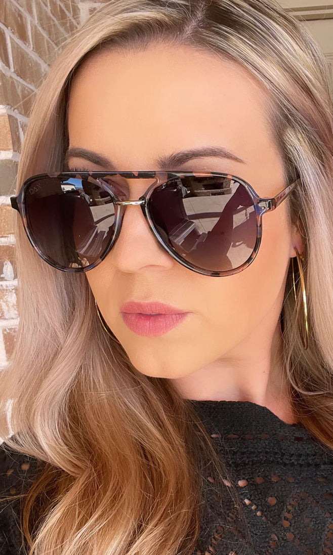 Dax Earhart Marble Sunglasses-Sunglasses-dax-The Silo Boutique, Women's Fashion Boutique Located in Warren and Grand Forks North Dakota