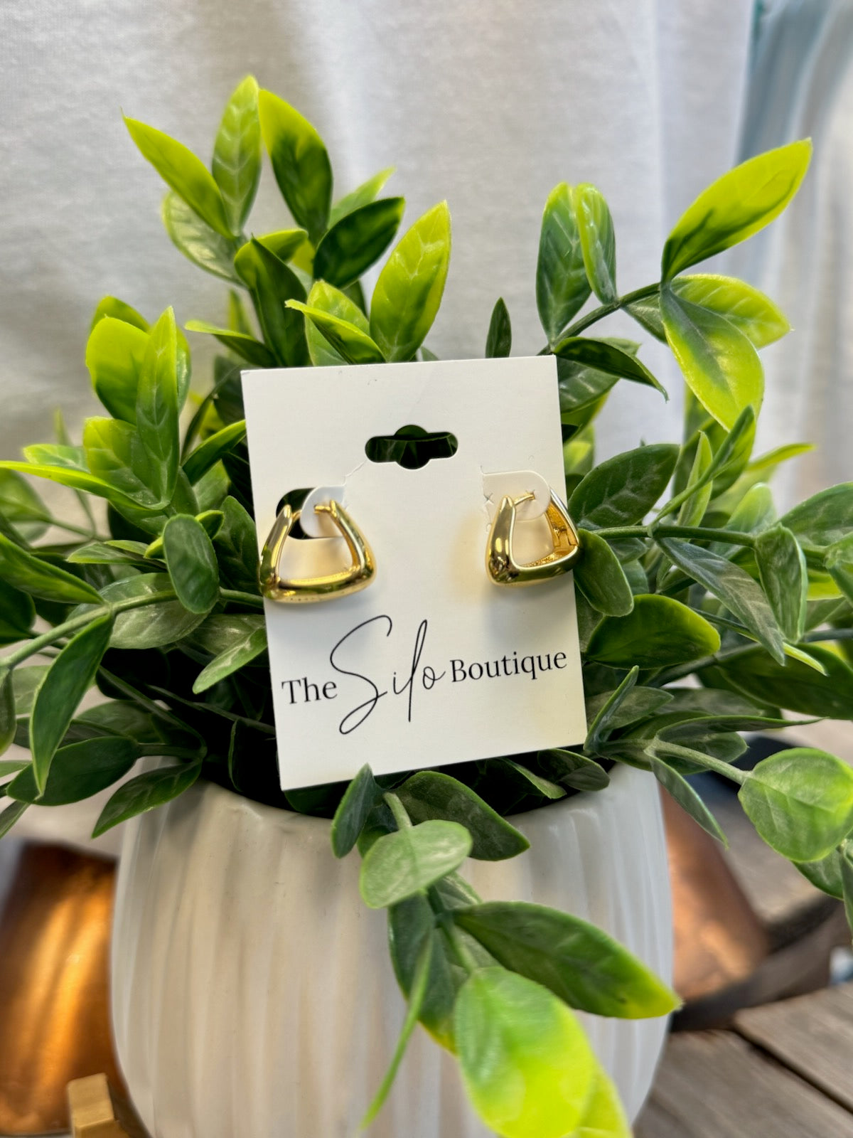 Gold Dipped CZ Earrings-Earrings-Fame-The Silo Boutique, Women's Fashion Boutique Located in Warren and Grand Forks North Dakota