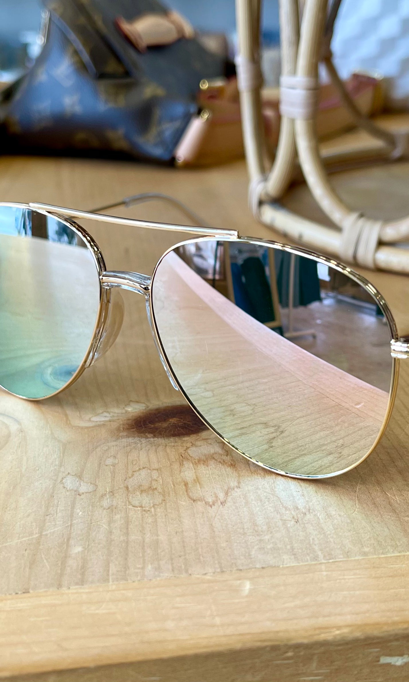Dax Gold Aviator Sunglasses-Sunglasses-dax-The Silo Boutique, Women's Fashion Boutique Located in Warren and Grand Forks North Dakota