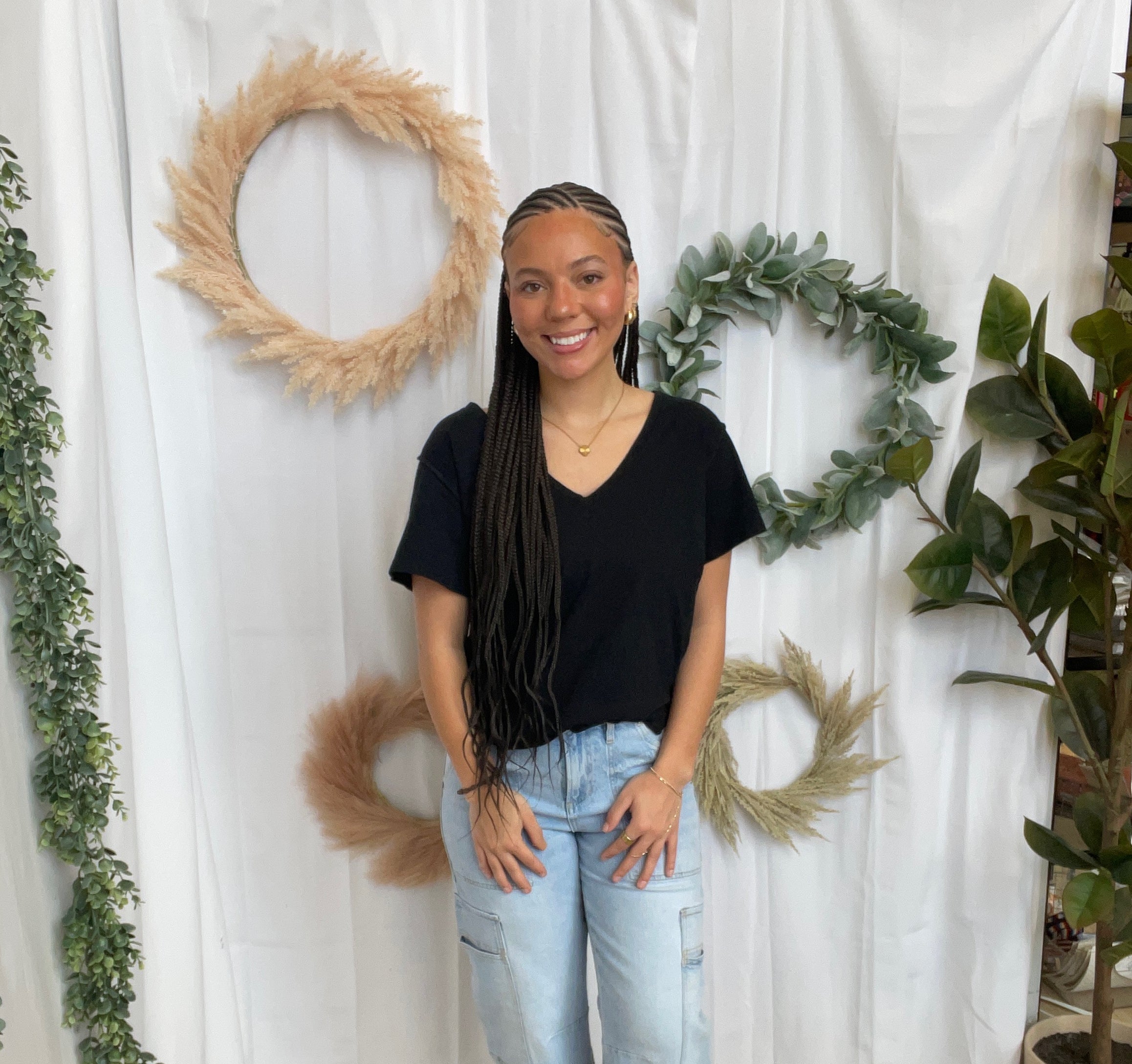 Pebble Forever V Neck Side Slit Tee-Black-Short Sleeve Tops-pebble-The Silo Boutique, Women's Fashion Boutique Located in Warren and Grand Forks North Dakota