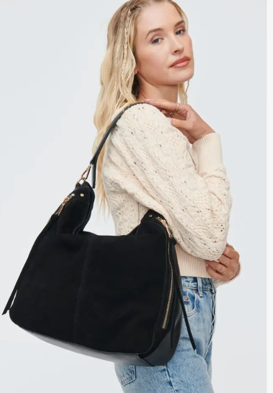 Emilia Hobo Purse-Purses-moda-The Silo Boutique, Women's Fashion Boutique Located in Warren and Grand Forks North Dakota