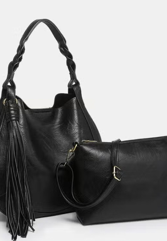 Eloise Large Tassel Hobo Purse-Purses-Jen and Co-The Silo Boutique, Women's Fashion Boutique Located in Warren and Grand Forks North Dakota