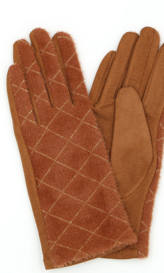 Diamond Gloves-Gloves & Mittens-Avenue Zoe-The Silo Boutique, Women's Fashion Boutique Located in Warren and Grand Forks North Dakota