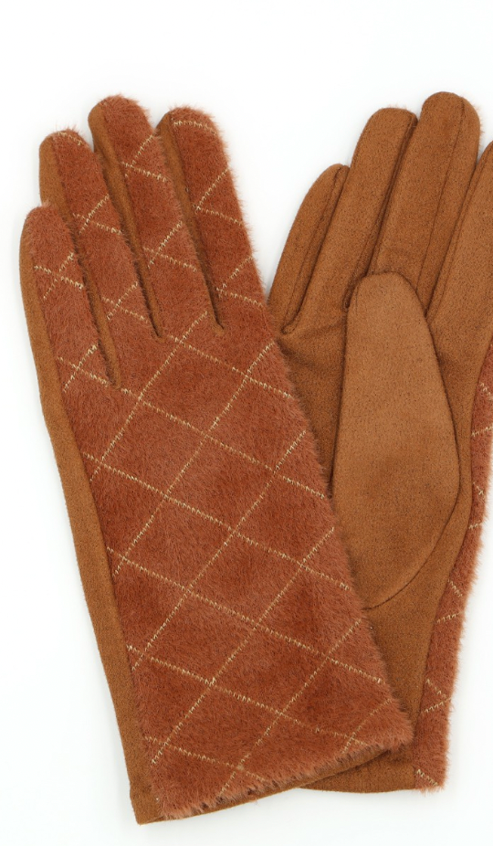 Diamond Gloves-Final Sale-Gloves & Mittens-Avenue Zoe-The Silo Boutique, Women's Fashion Boutique Located in Warren and Grand Forks North Dakota