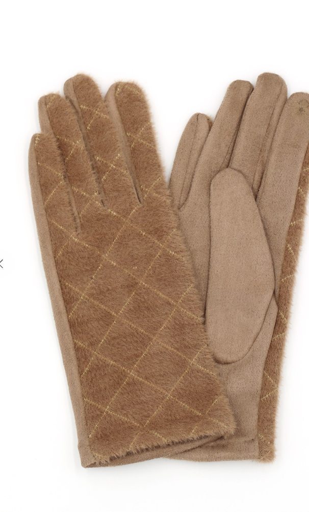 Diamond Gloves-Final Sale-Gloves & Mittens-Avenue Zoe-The Silo Boutique, Women's Fashion Boutique Located in Warren and Grand Forks North Dakota