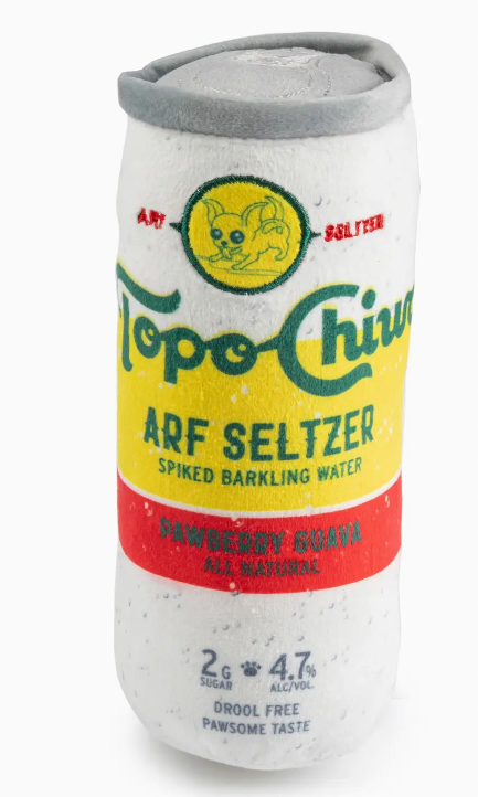 Topo Chiwawa Seltzer Squeaker Dog Toy-Dog Toys-haute diggity-The Silo Boutique, Women's Fashion Boutique Located in Warren and Grand Forks North Dakota