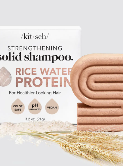 Kitsch Rice Water Shampoo Bar For Strengthening-Hair Accessories-kitsch-The Silo Boutique, Women's Fashion Boutique Located in Warren and Grand Forks North Dakota