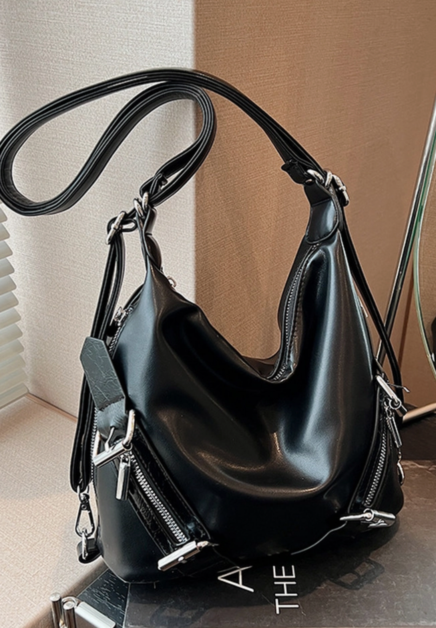 Chic Leather Purse-Purses-city-The Silo Boutique, Women's Fashion Boutique Located in Warren and Grand Forks North Dakota