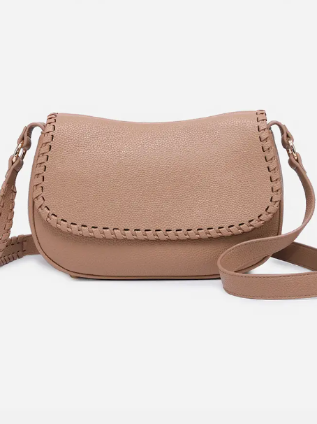 Jen and Co Daia Whipstitch Purse-Taupe-Purses-Jen and Co-The Silo Boutique, Women's Fashion Boutique Located in Warren and Grand Forks North Dakota